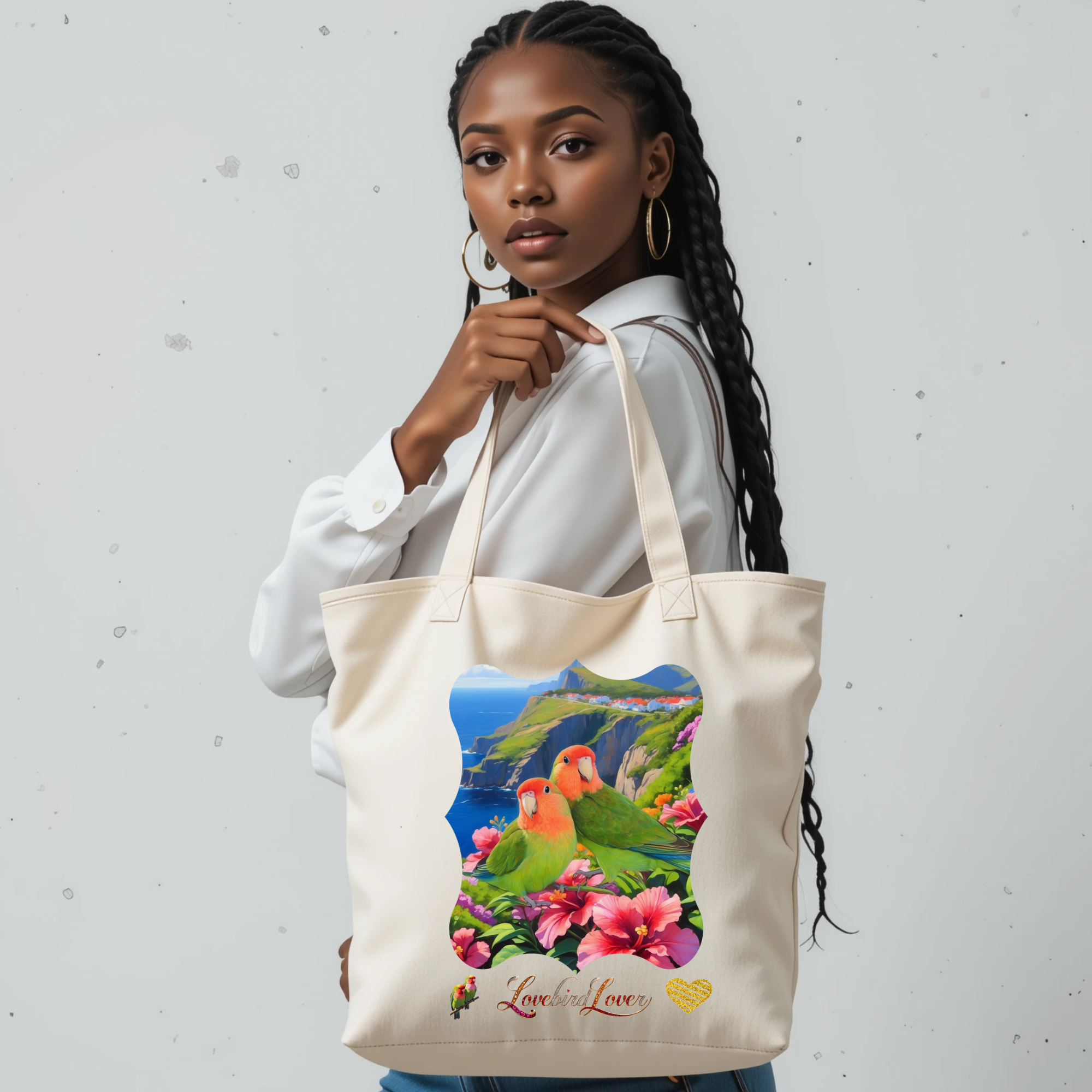 Lovebird Tote Bag