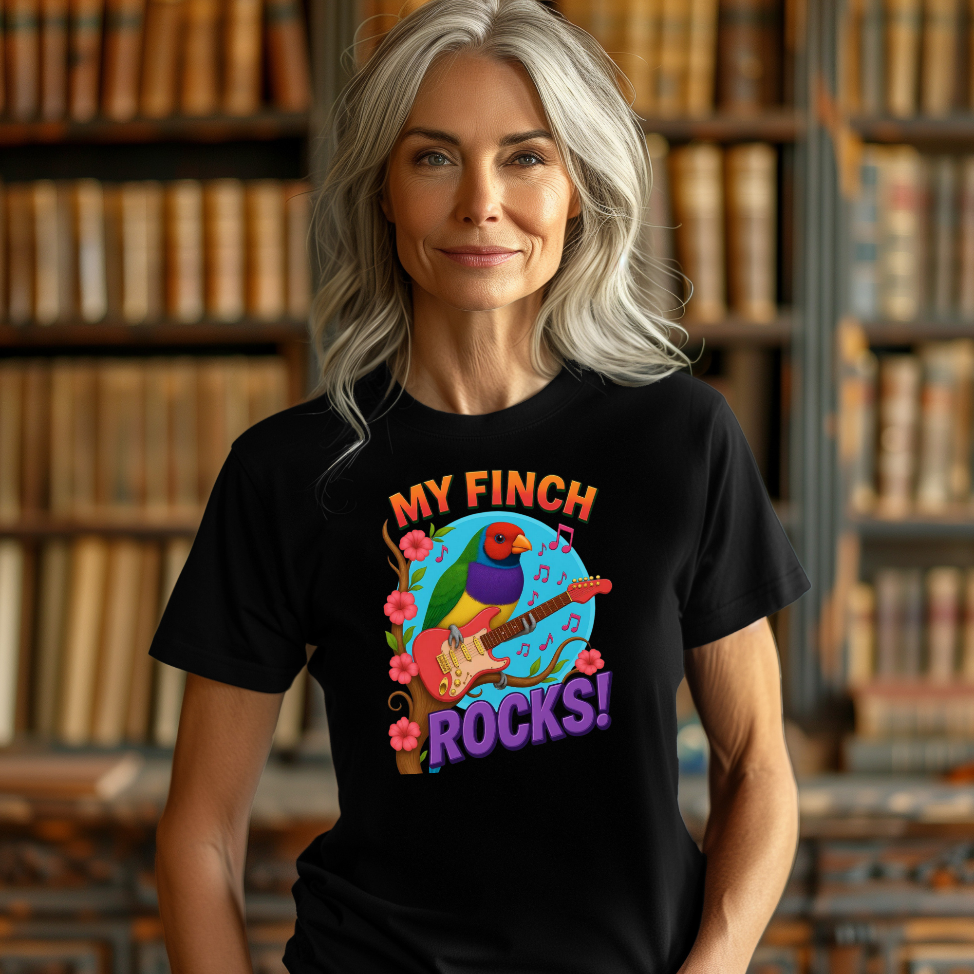 My Finch Rocks Music T-Shirt