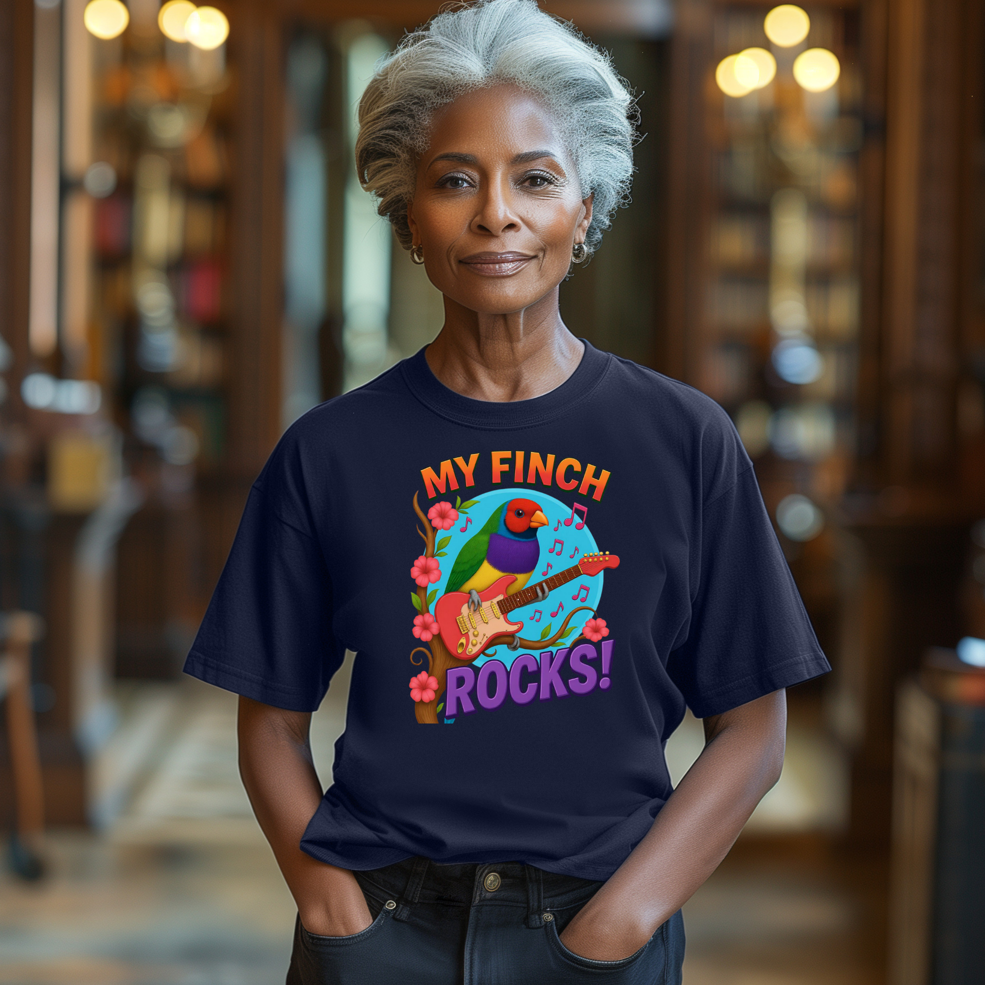 My Finch Rocks Music T-Shirt