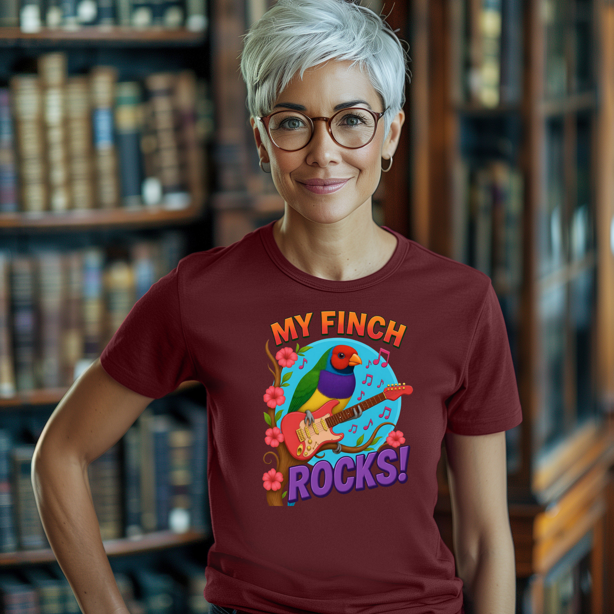 My Finch Rocks Music T-Shirt