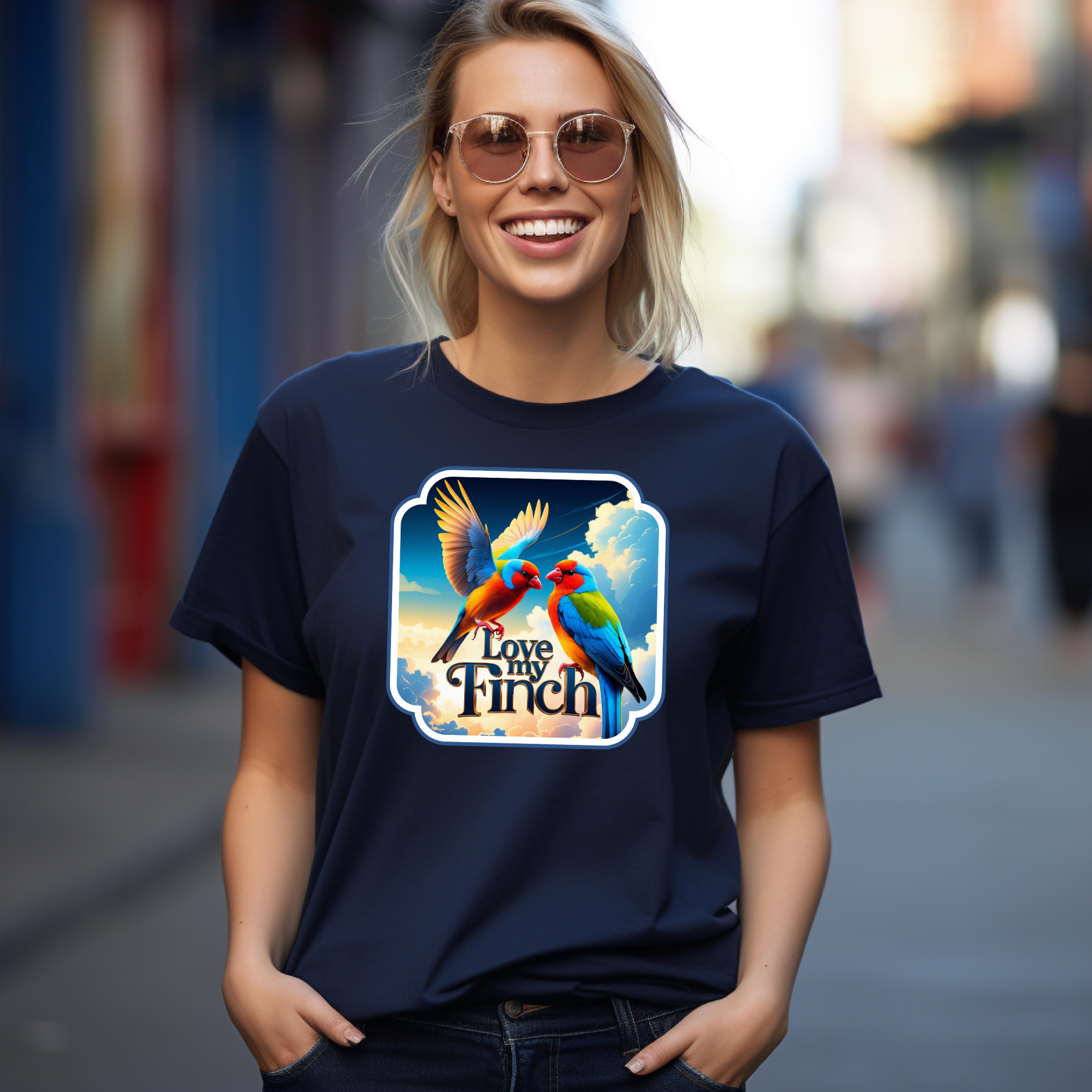 Love My Finch Flying T-Shirt