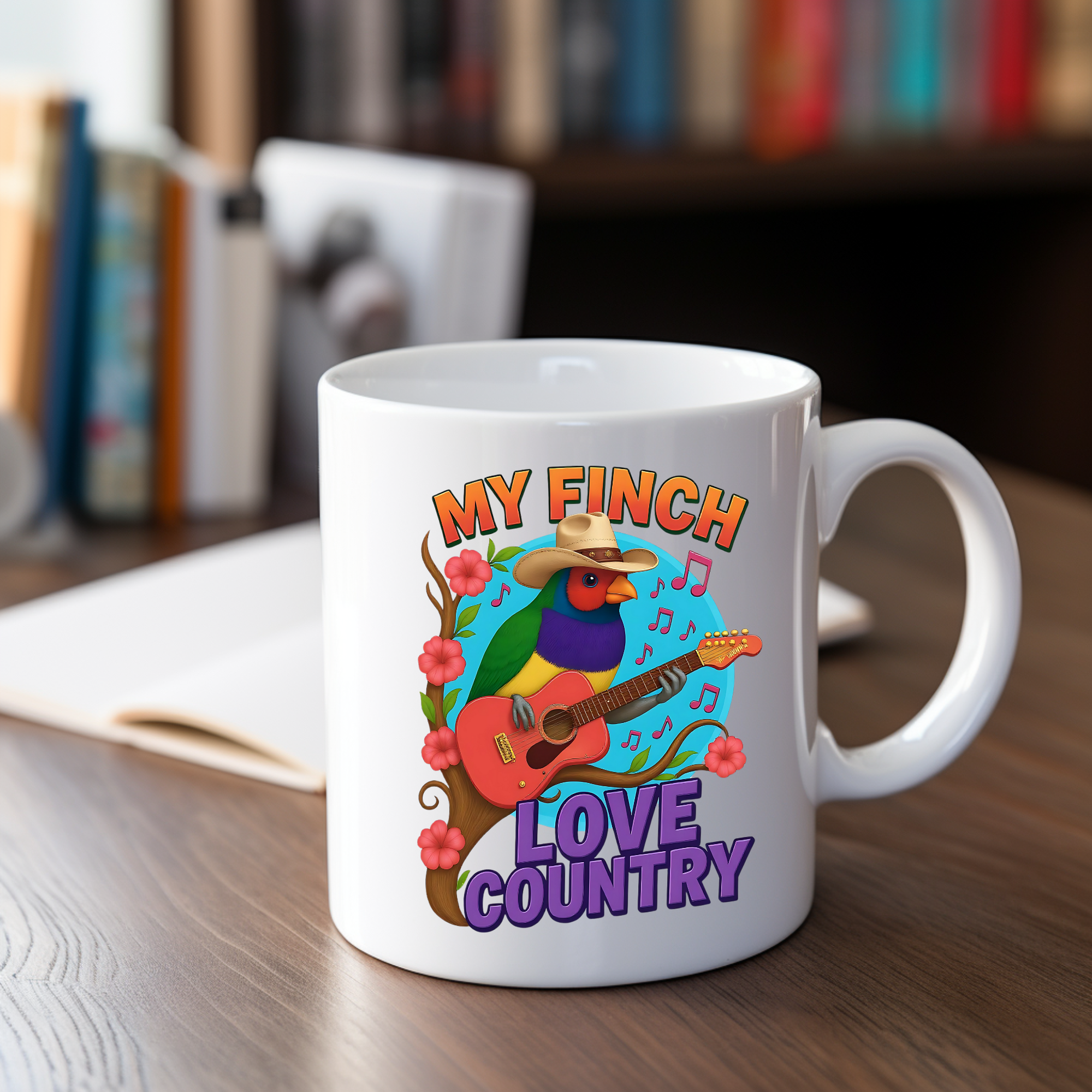 My Finch Love Country Music Mug