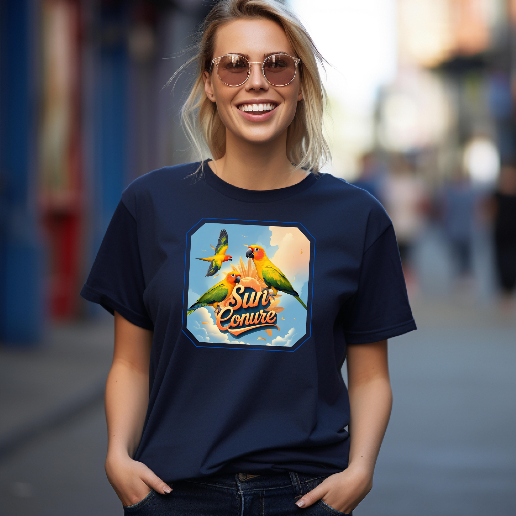 Sun Conure Flying T-Shirt