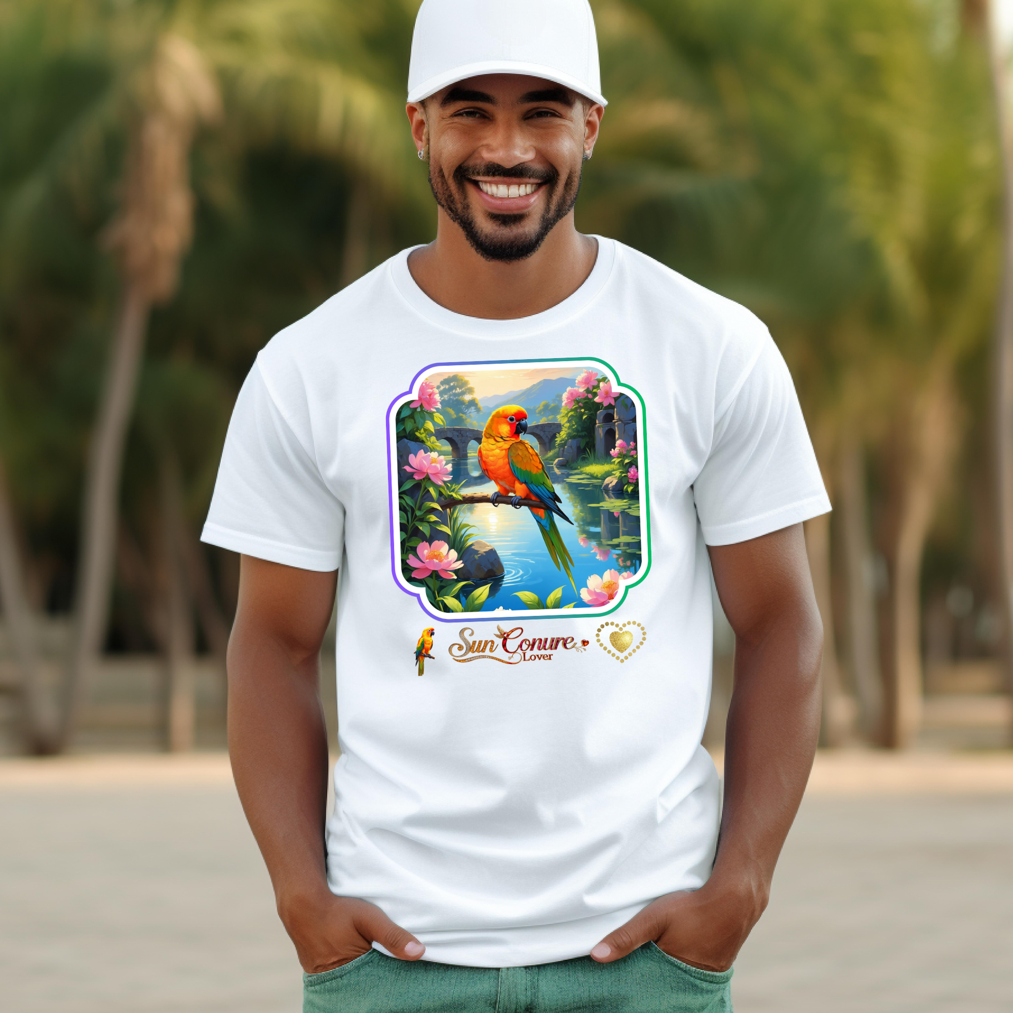Sun Conure Lover Nature T-Shirt