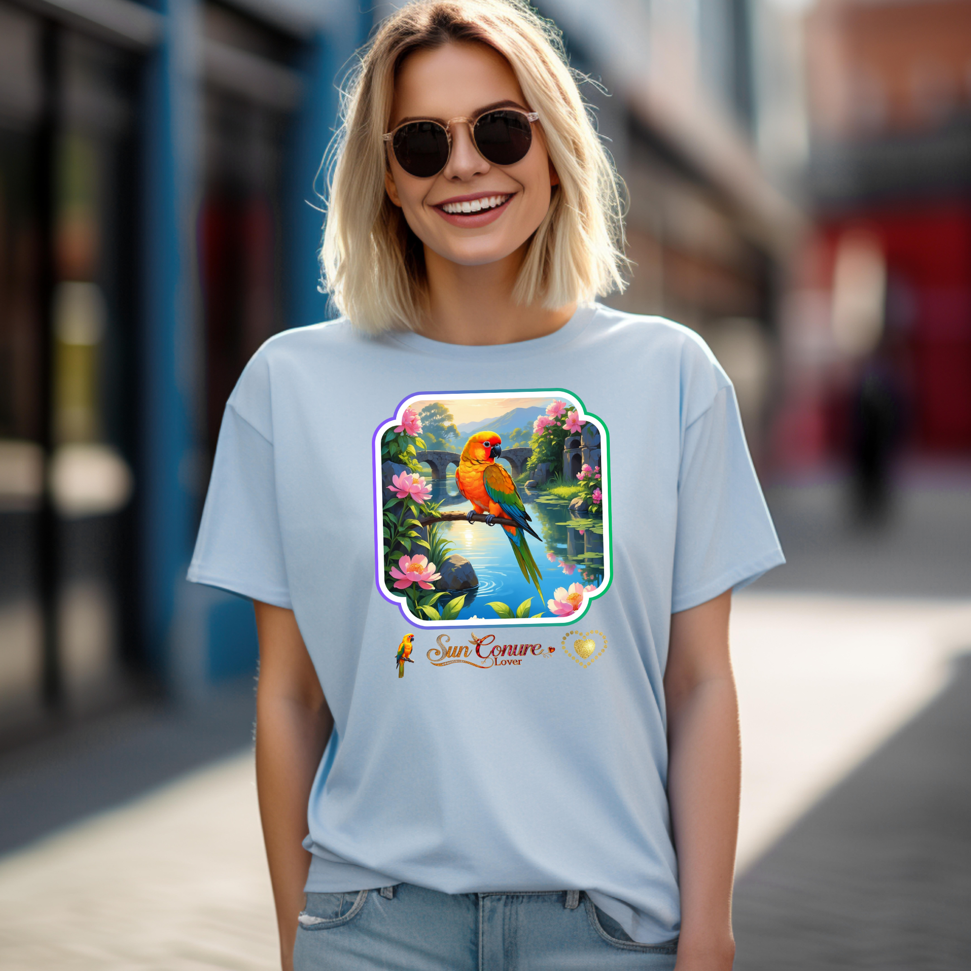 Sun Conure Lover Nature T-Shirt