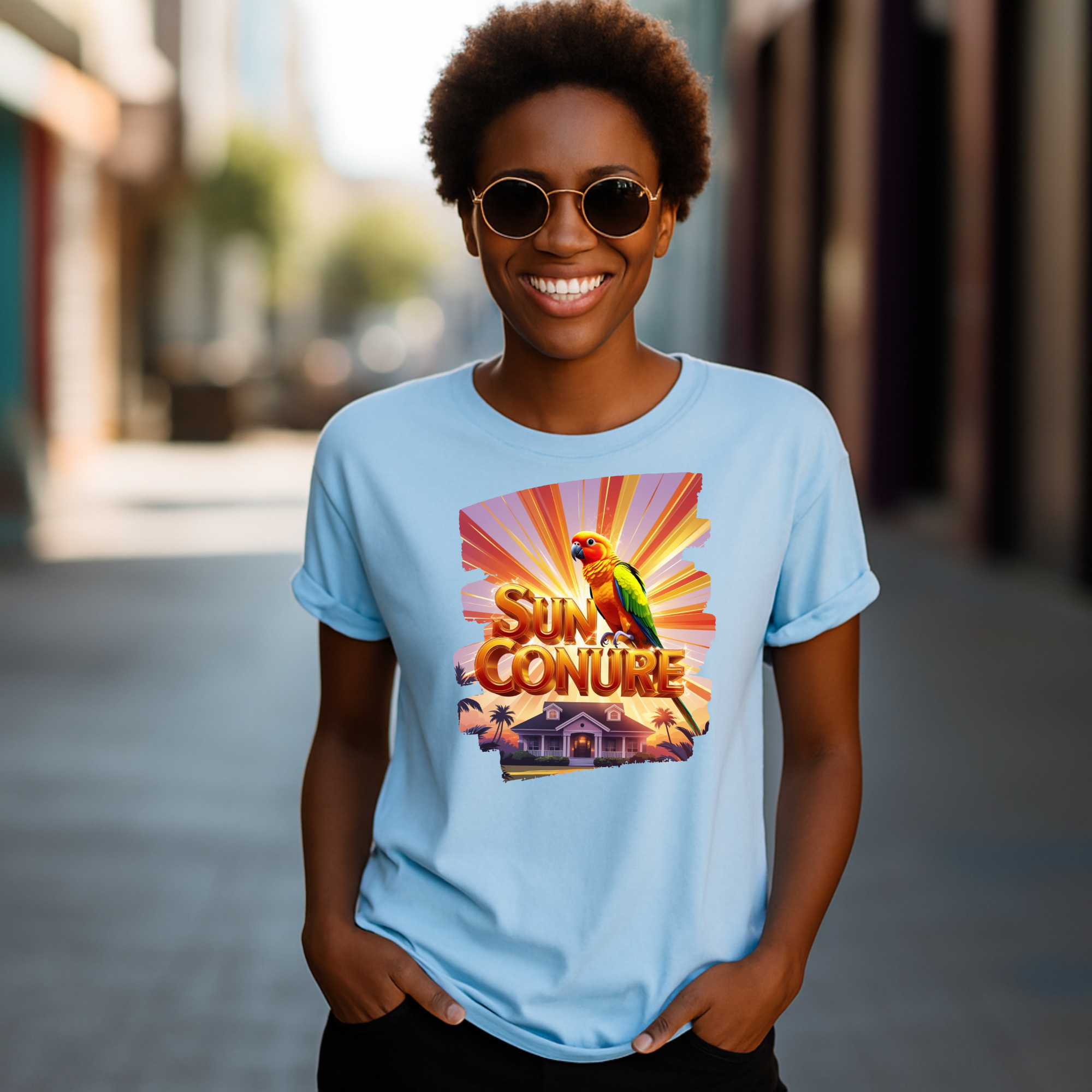 Sun Conure Sunburst T-Shirt