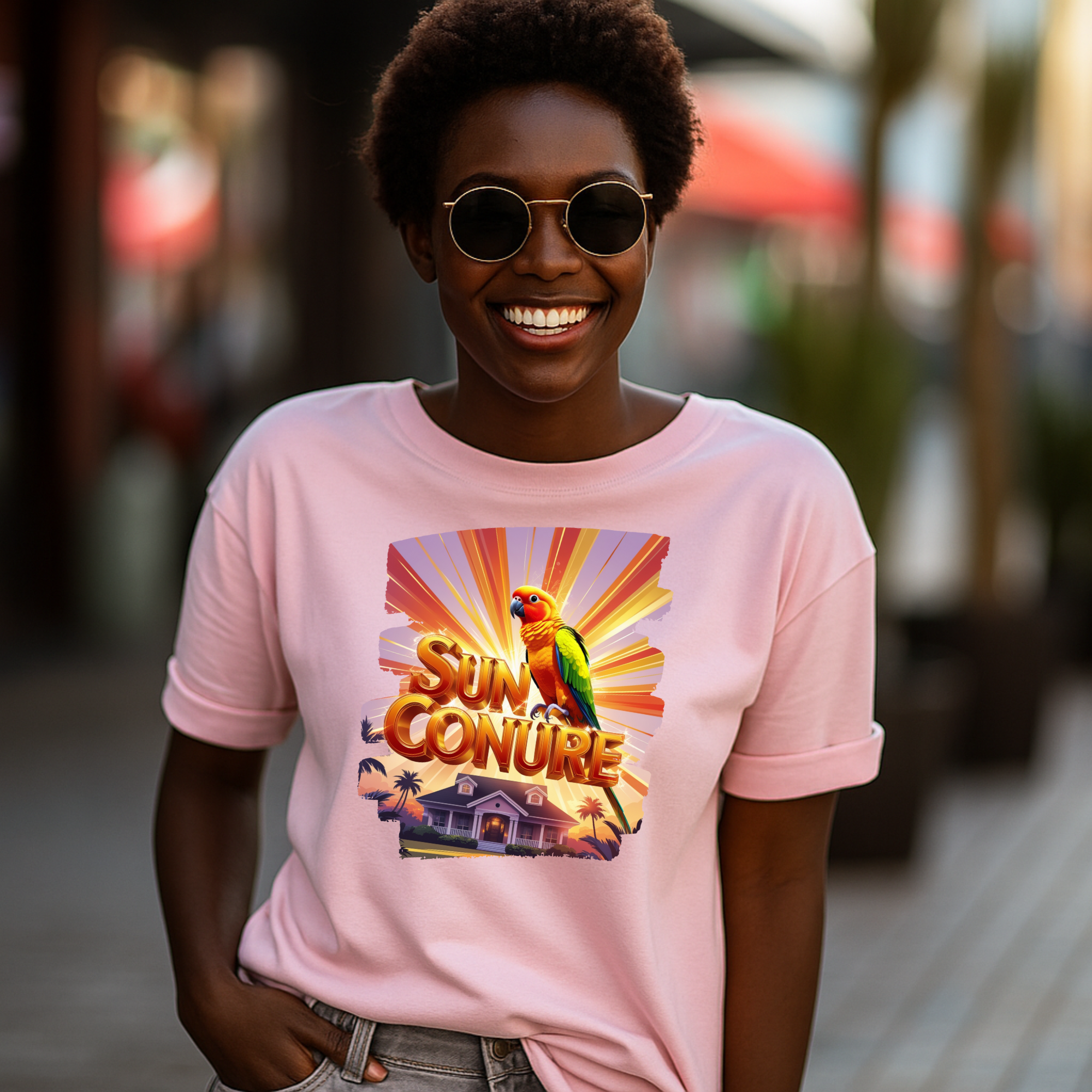 Sun Conure Sunburst T-Shirt