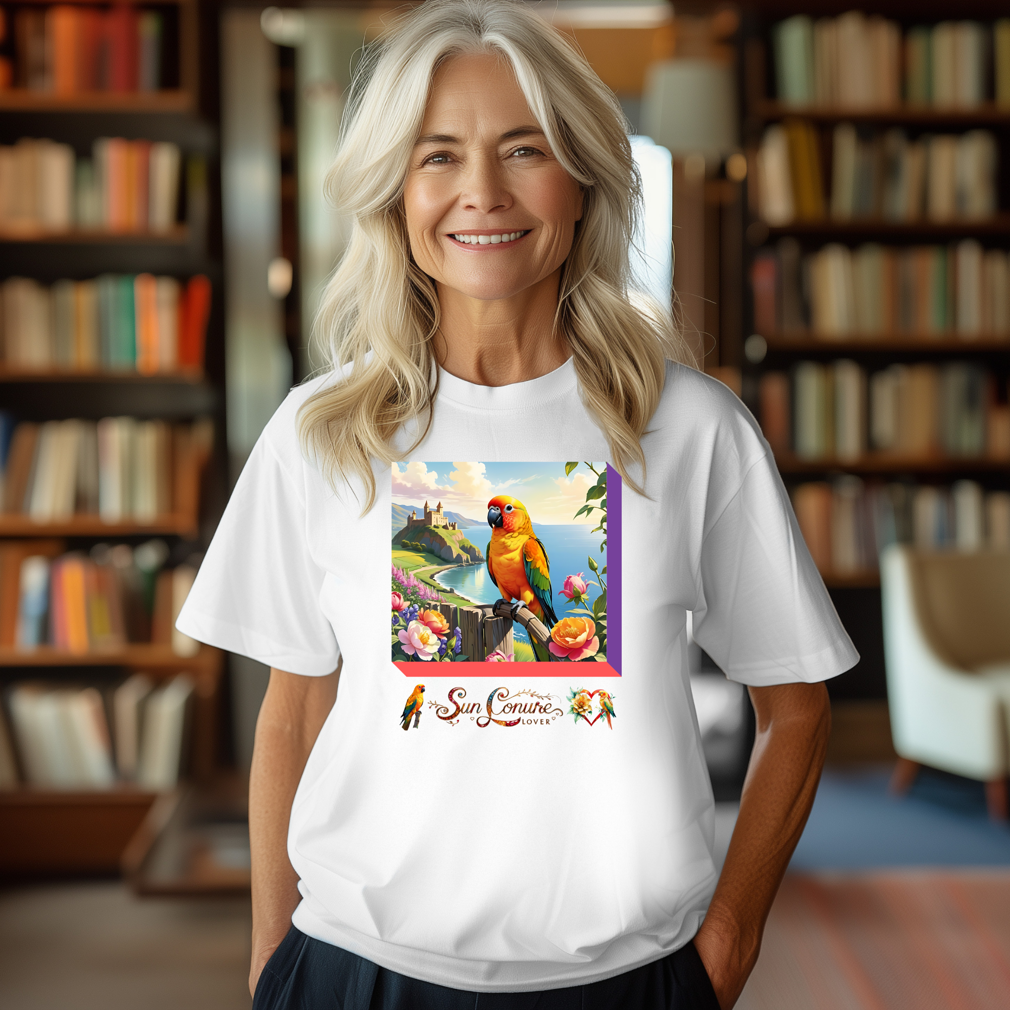 Sun Conure Lover Nature T-Shirt