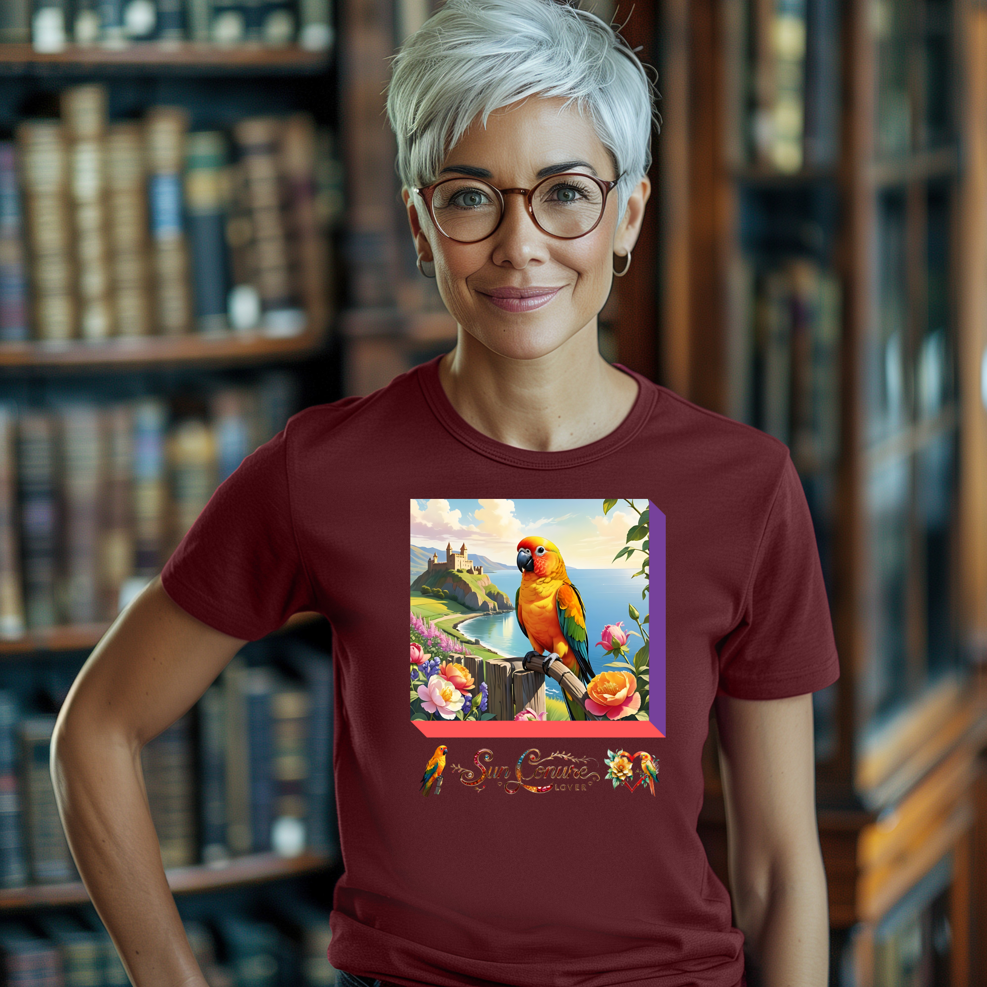 Sun Conure Lover Nature T-Shirt