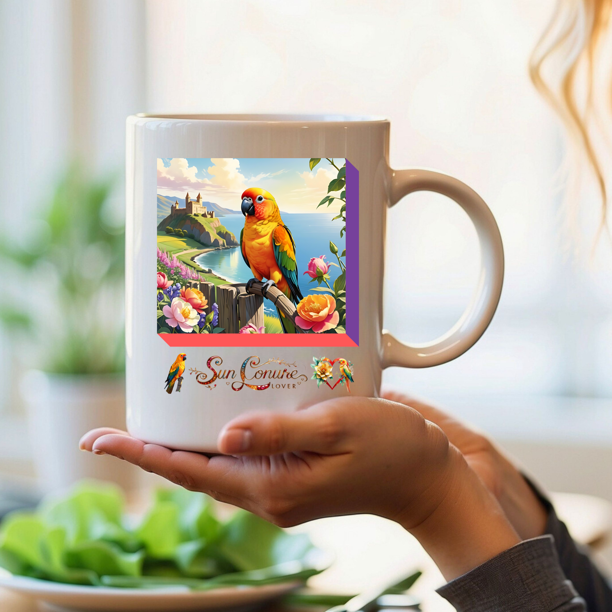 Sun Conure Lover Nature Mug