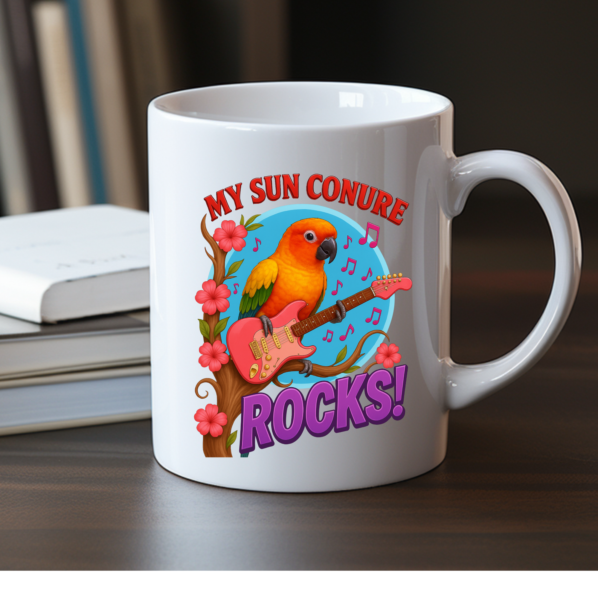 My Sun Conure Rocks Mug
