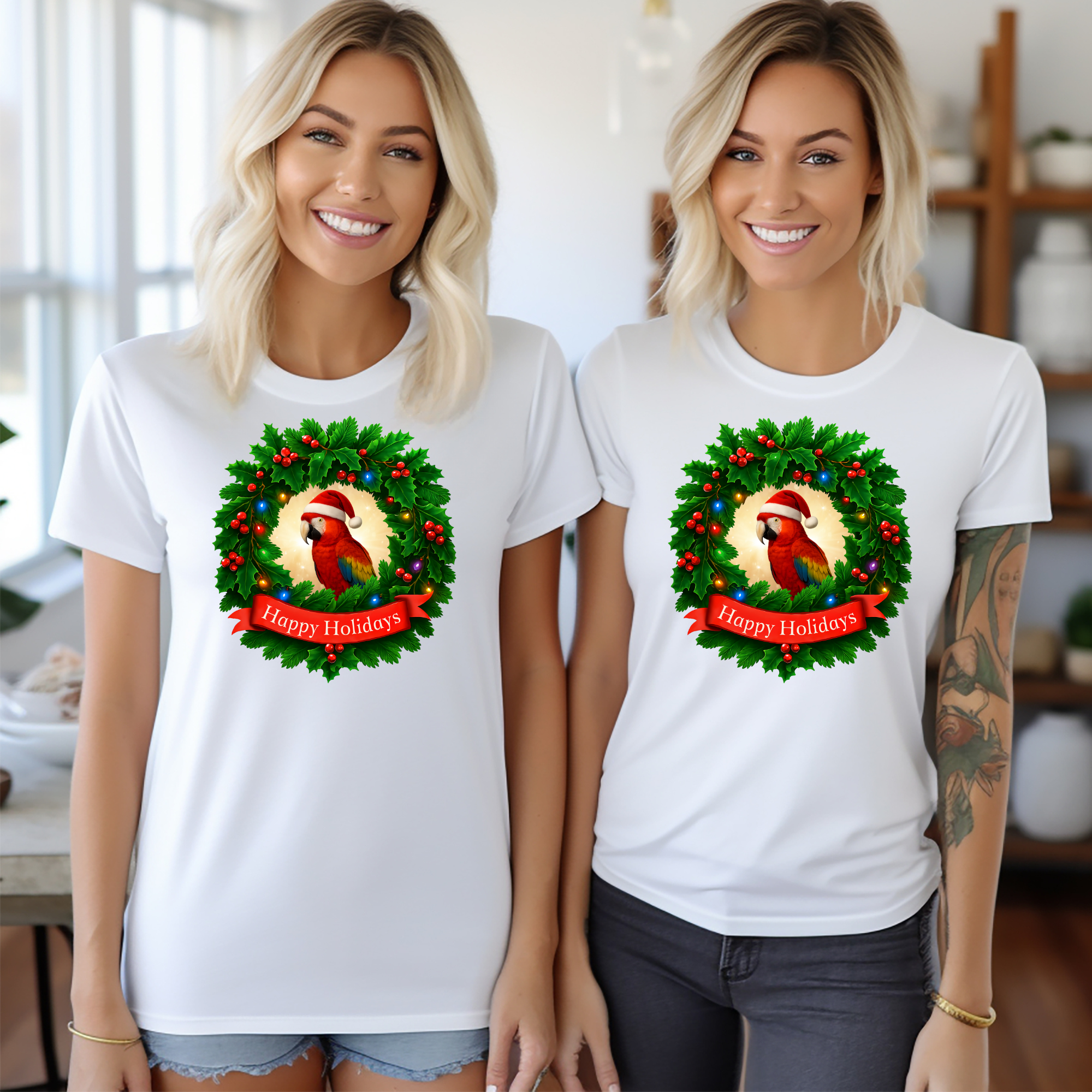 Happy Holidays Scarlet T-Shirt