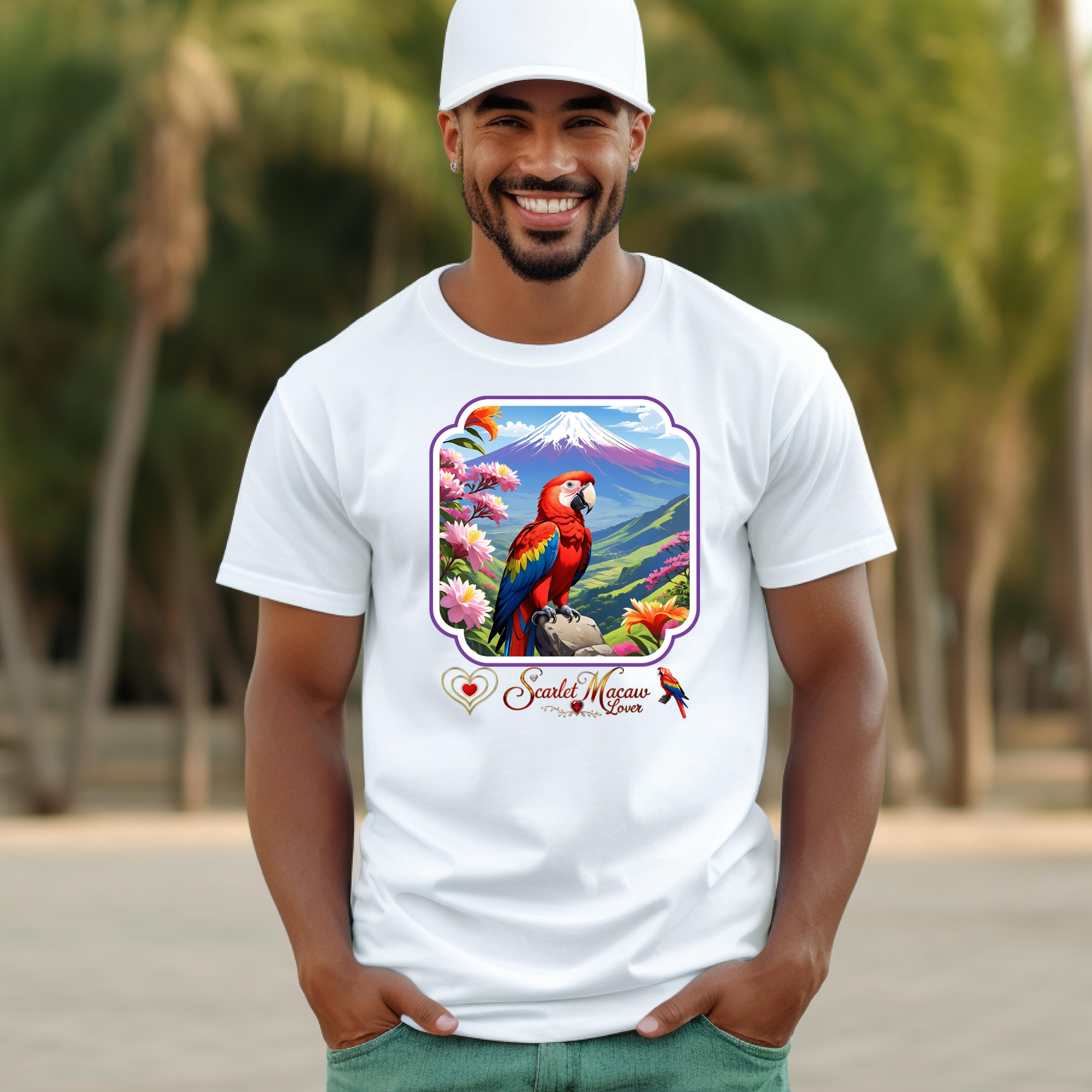 Scarlet Macaw Lover Nature T-Shirt
