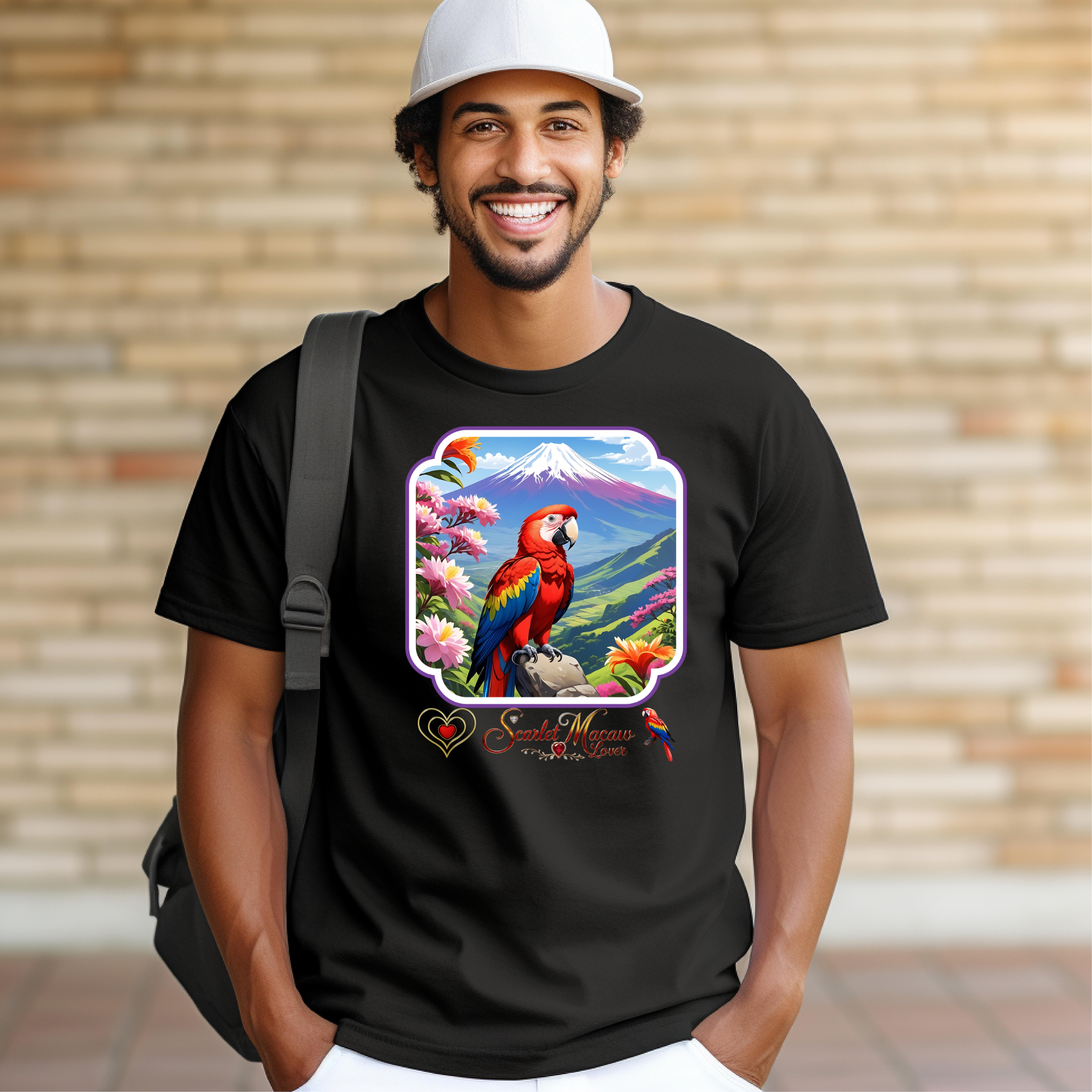 Scarlet Macaw Lover Nature T-Shirt