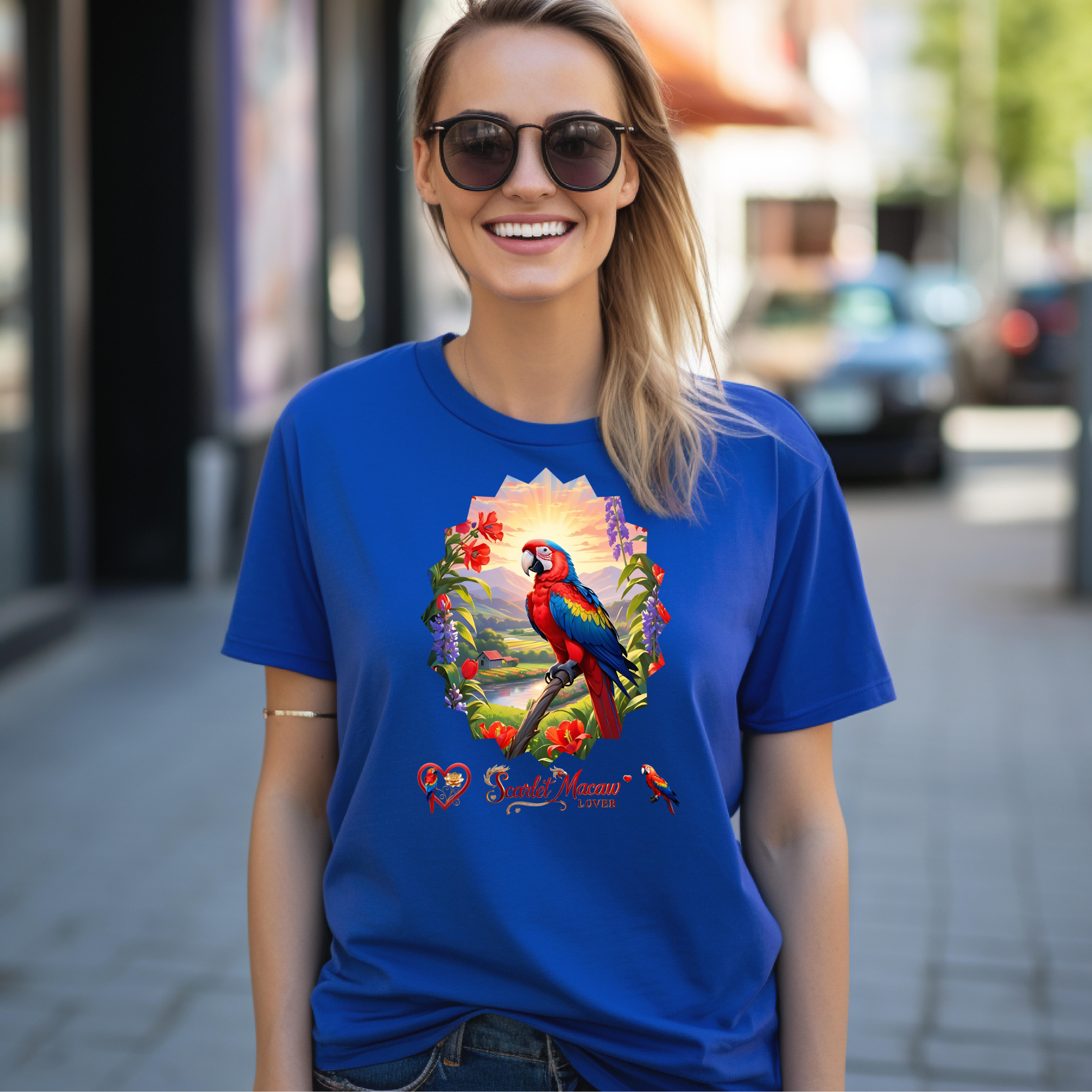 Scarlet Macaw Lover Nature T-shirt