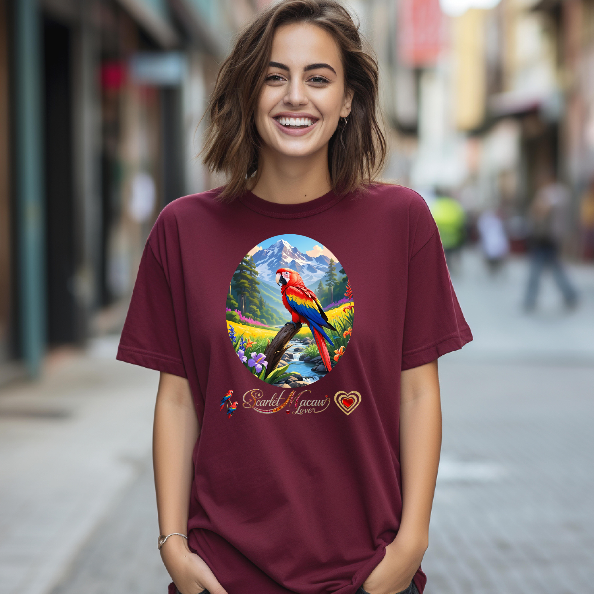 Scarlet Macaw Lover T-Shirt