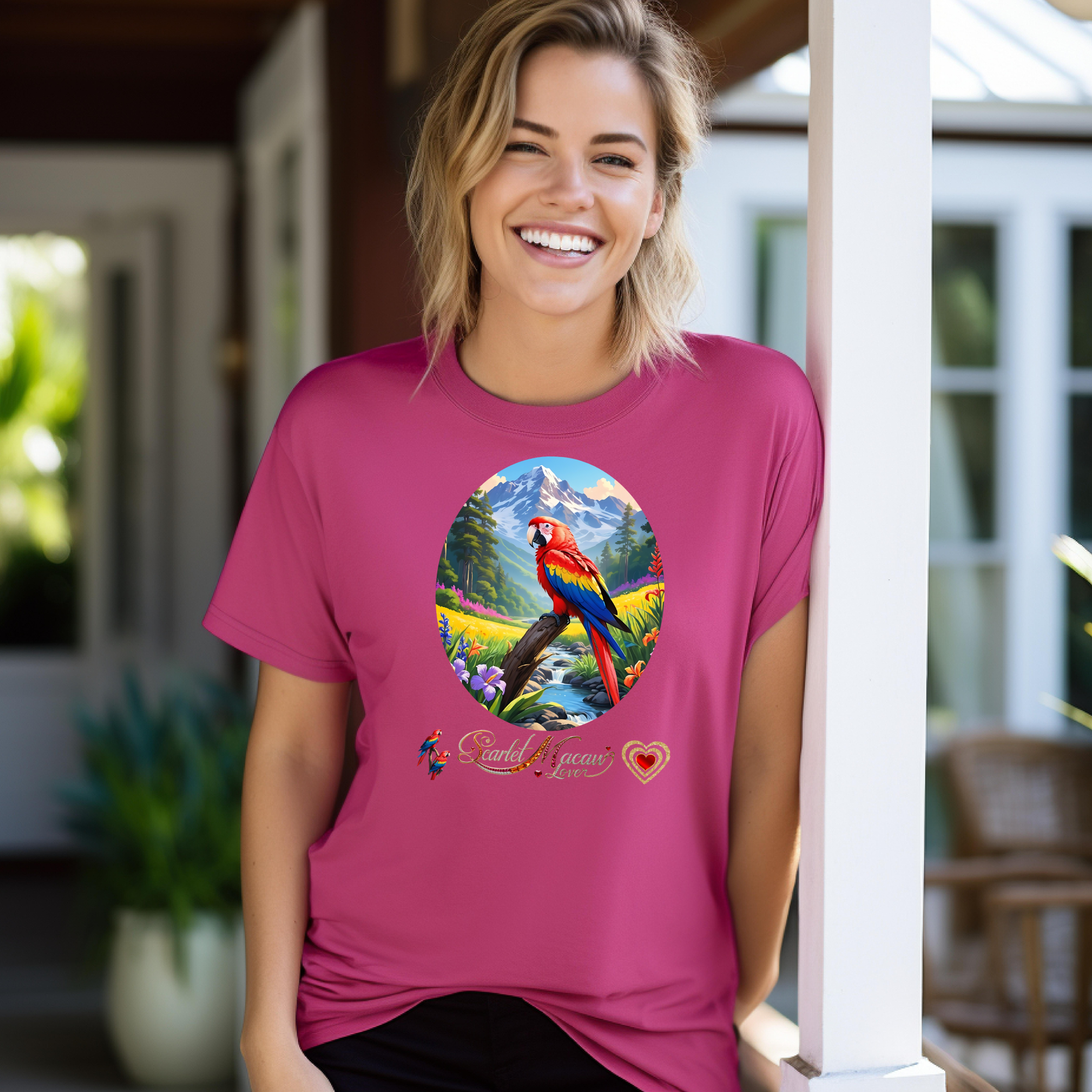 Scarlet Macaw Lover T-Shirt
