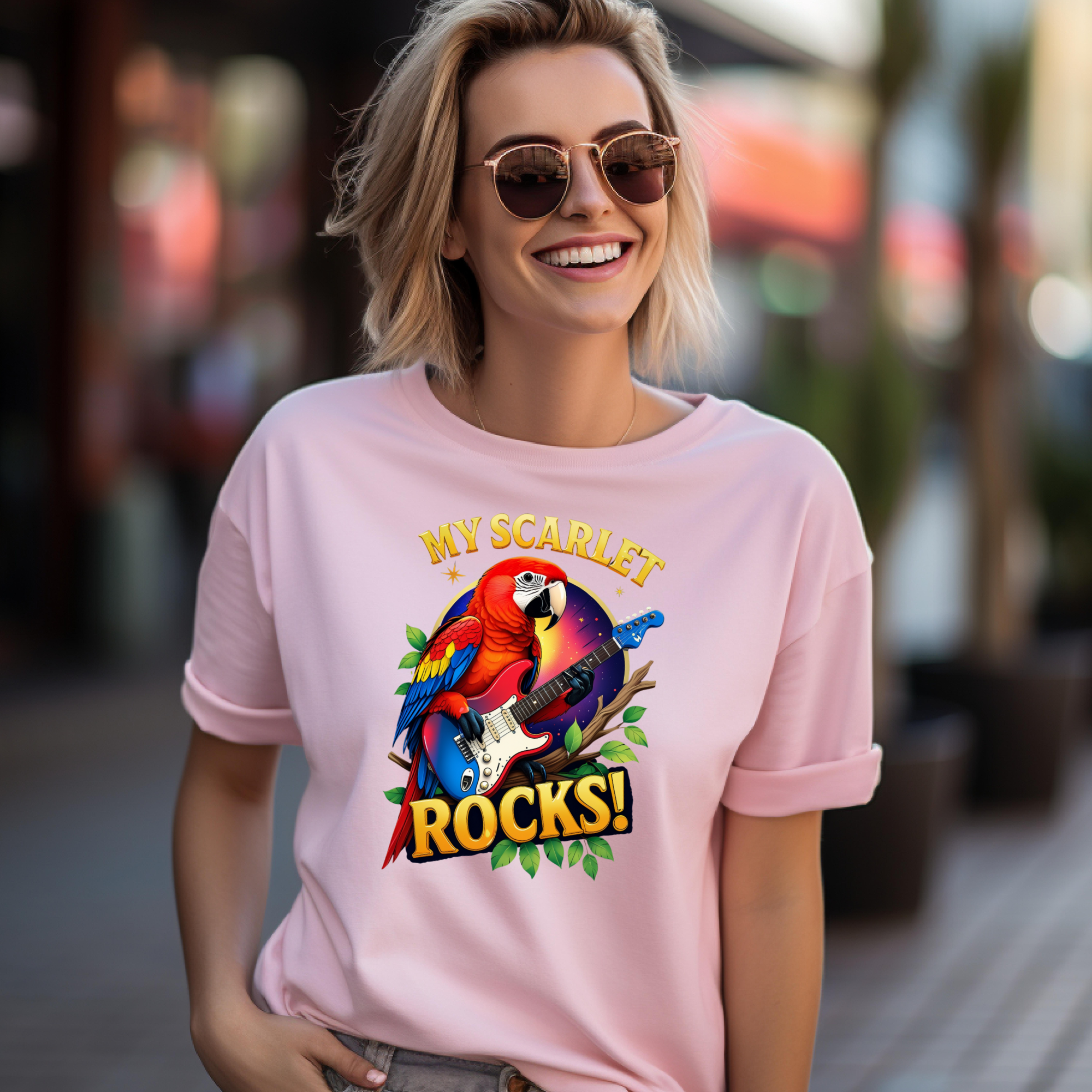 My Scarlet Rocks Music T-Shirt