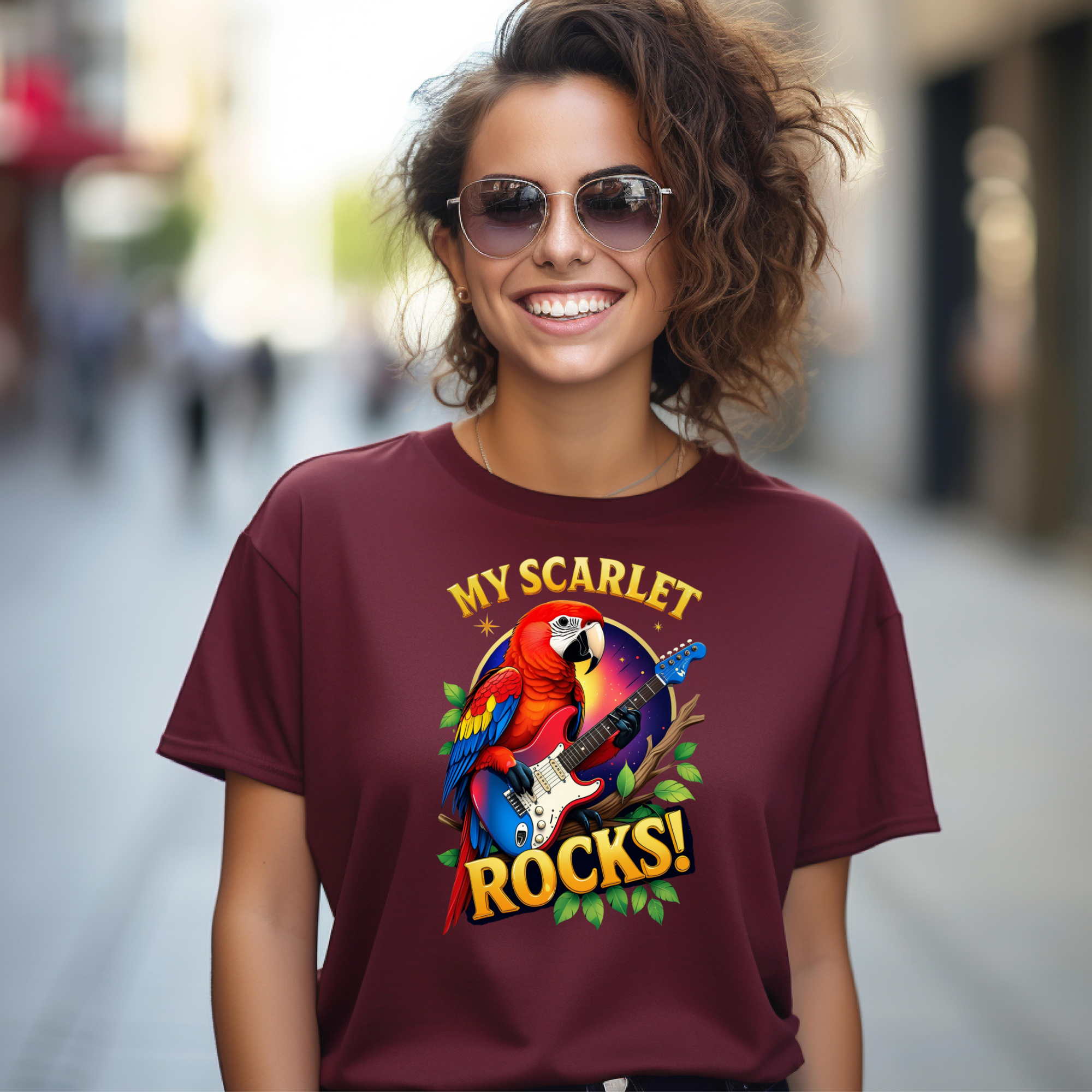 My Scarlet Rocks Music T-Shirt