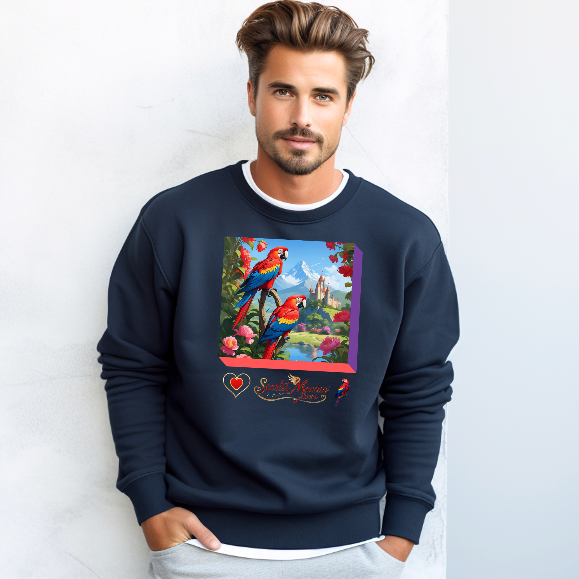 Scarlet Macaw Lover Sweatshirt