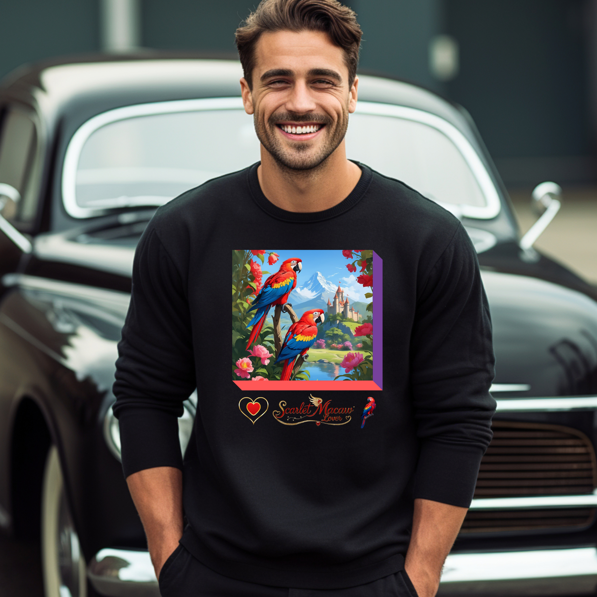 Scarlet Macaw Lover Sweatshirt