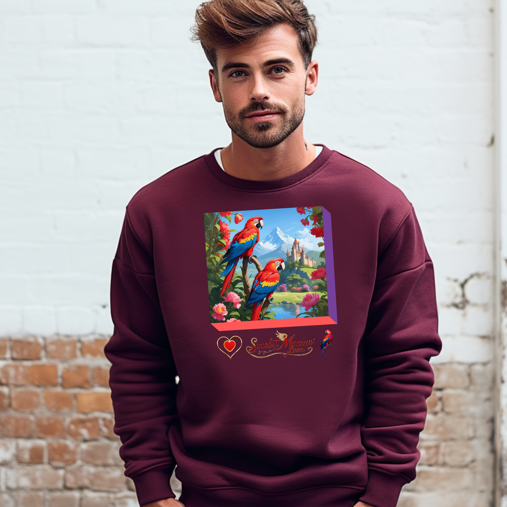 Scarlet Macaw Lover Sweatshirt