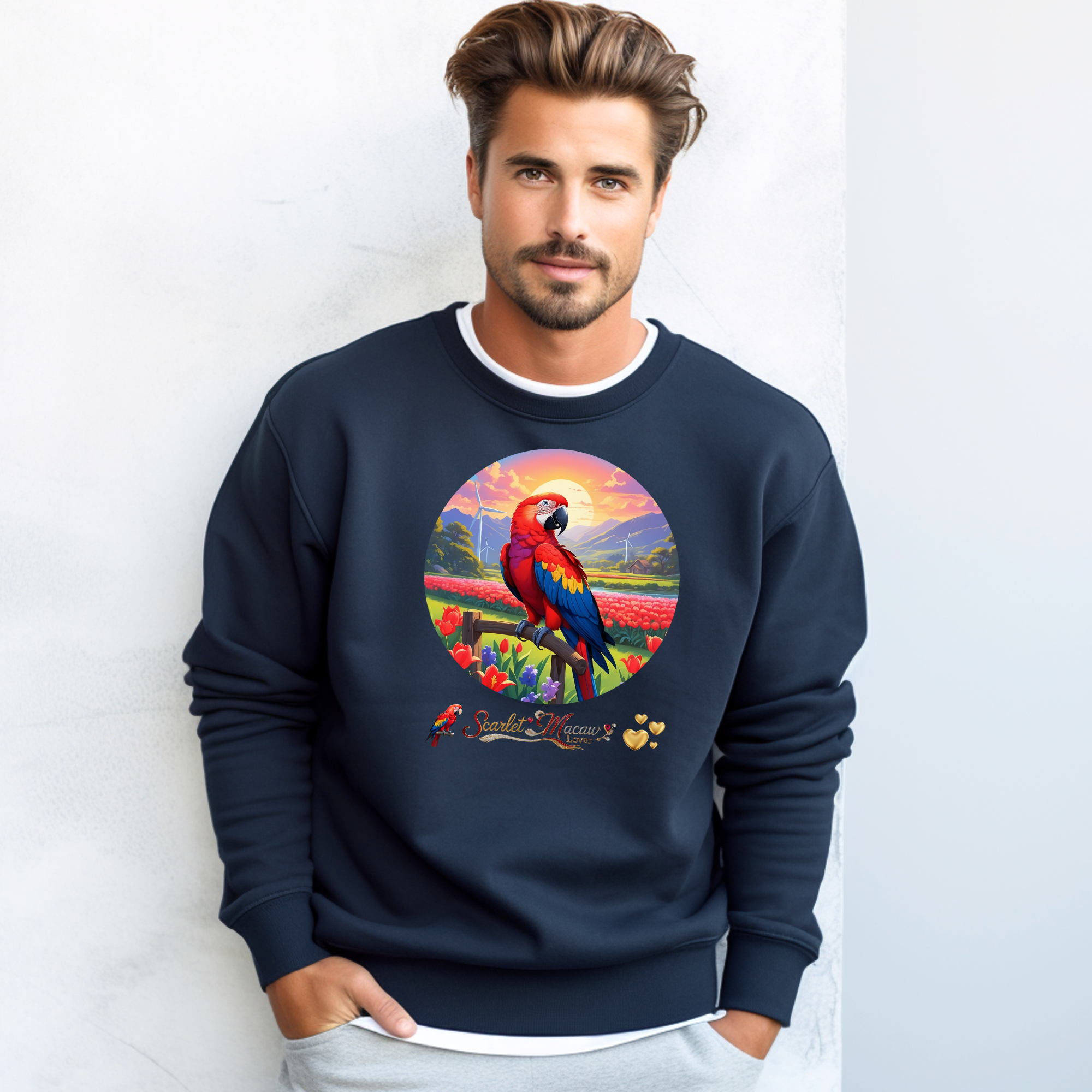Scarlet Macaw Sweatshirt