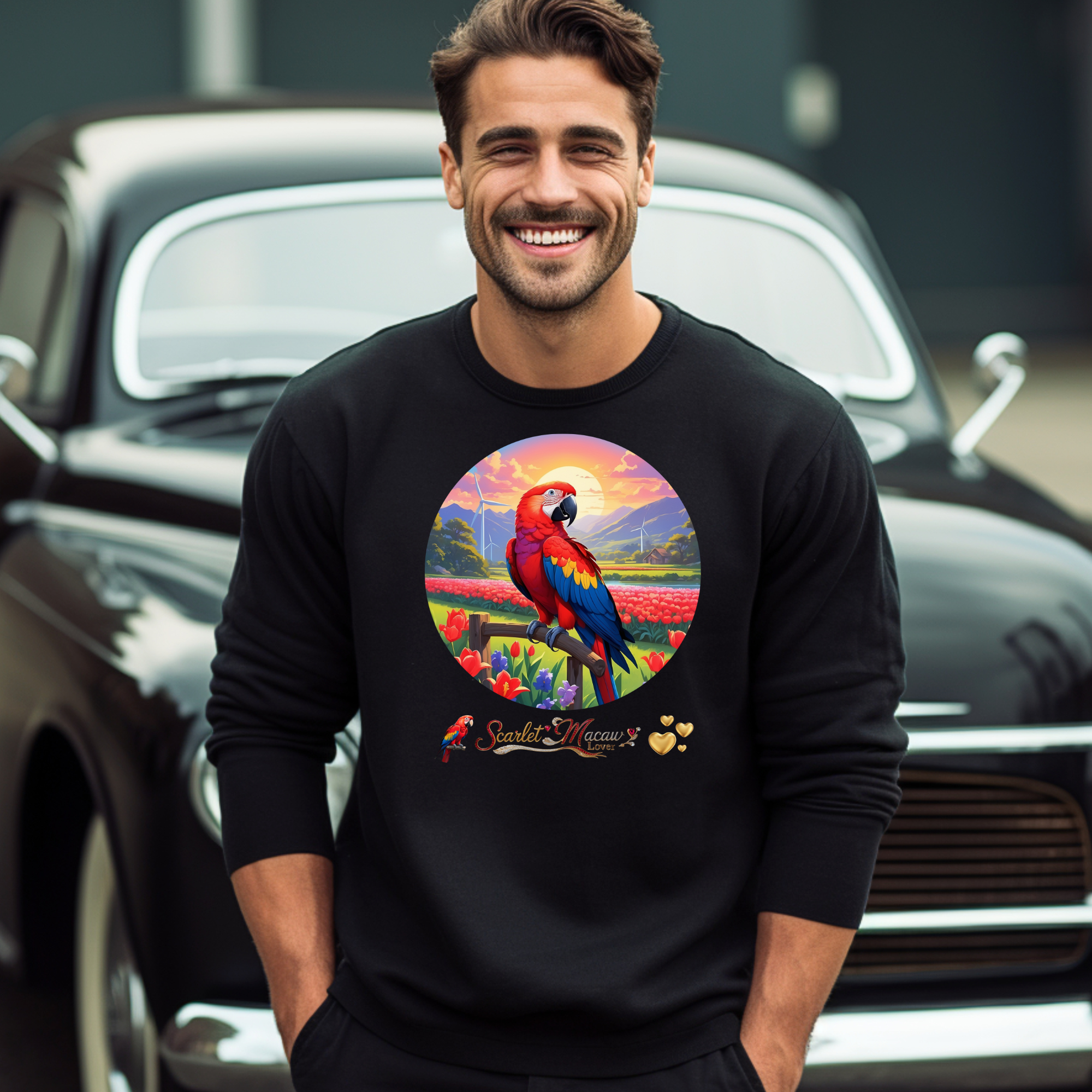 Scarlet Macaw Sweatshirt