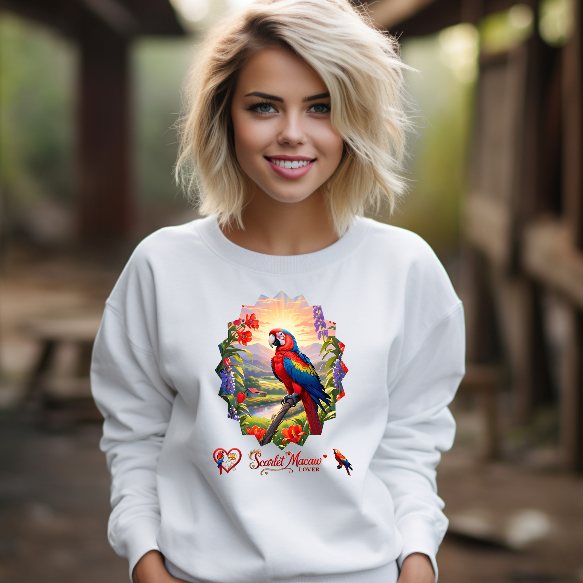 Scarlet Macaw Lover Sweatshirt