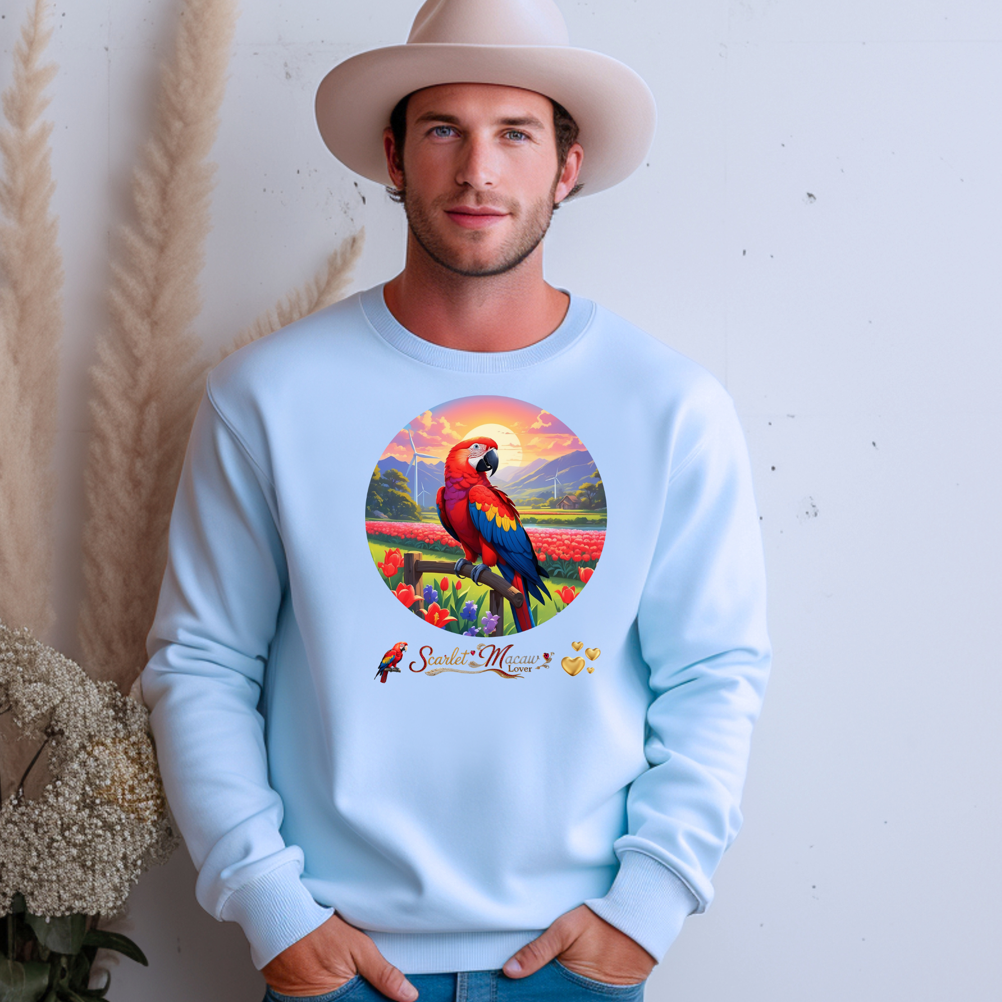 Scarlet Macaw Sweatshirt