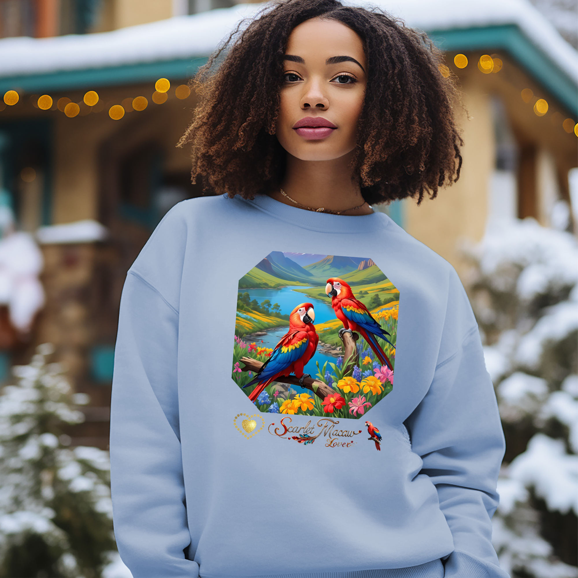 Scarlet Macaw Sweatshirt