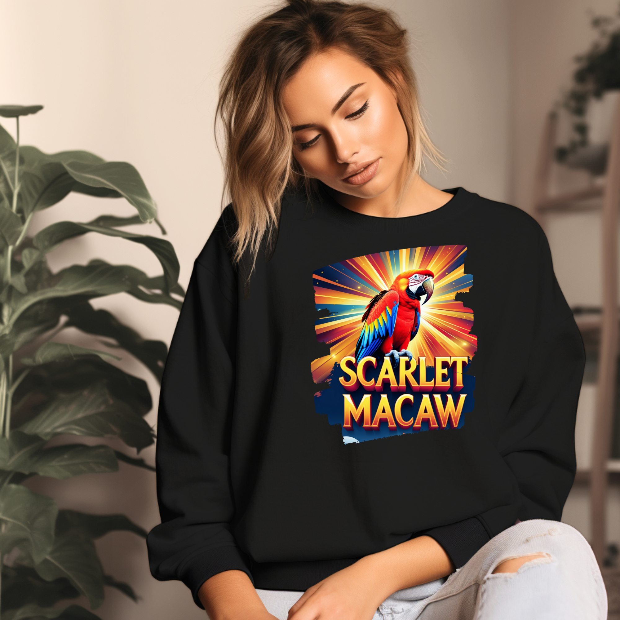 Scarlet Macaw Sweatshirt