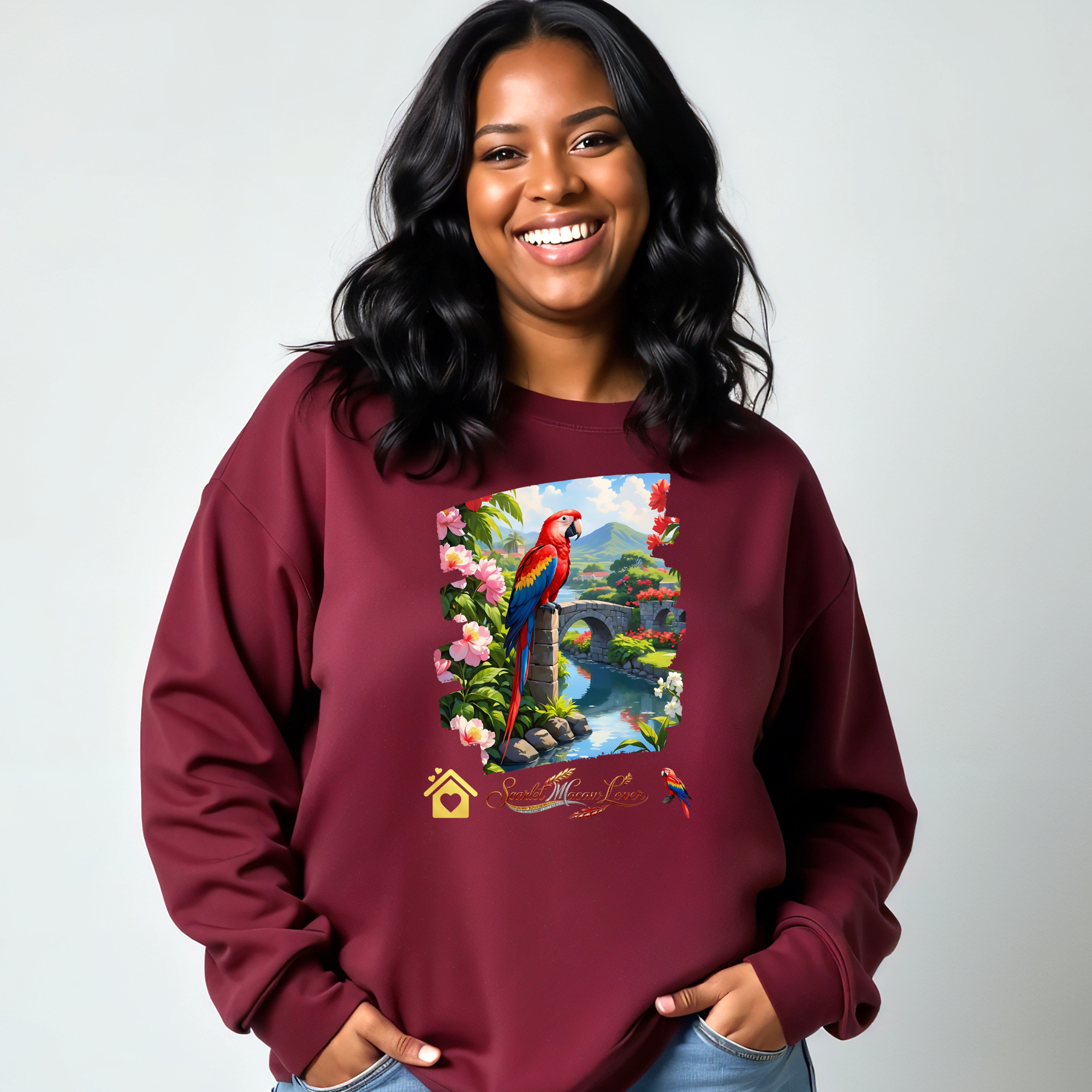 Scarlet Macaw Lover Sweatshirt