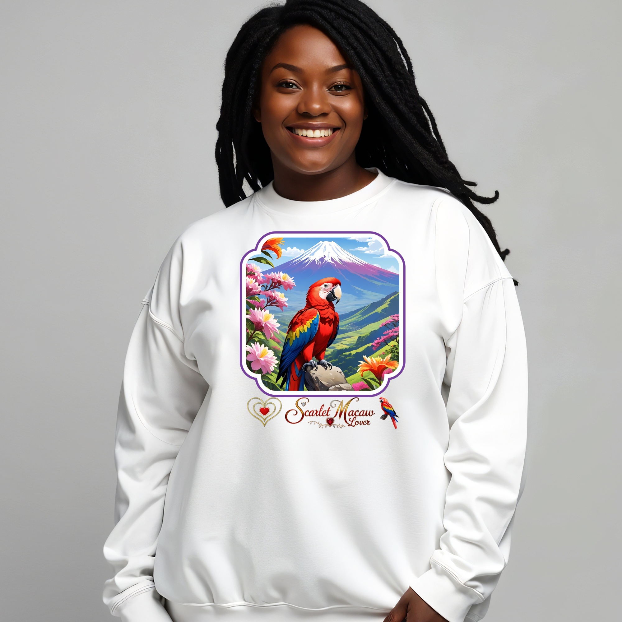 Scarlet Macaw Sweatshirt