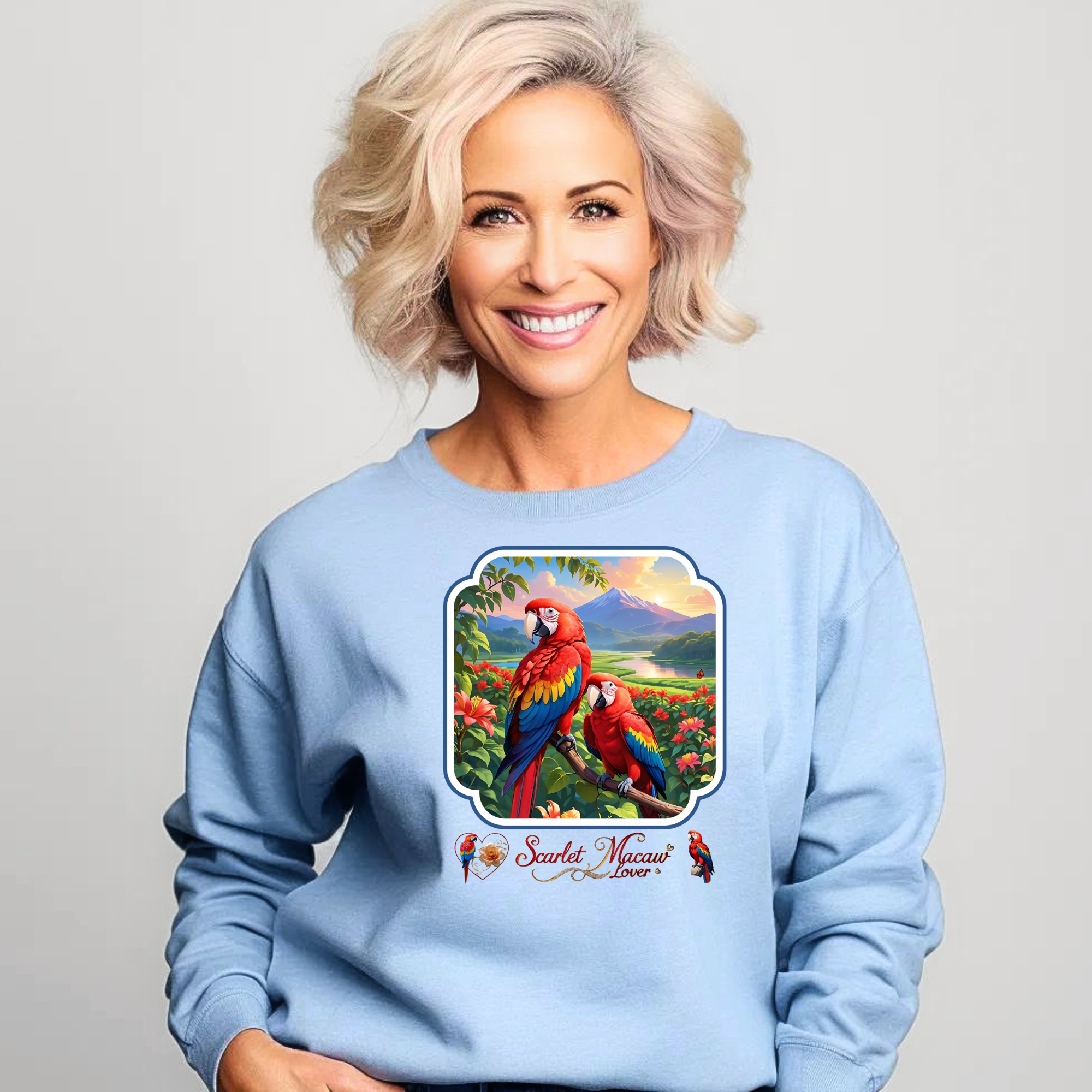 Scarlet Macaw Sweatshirt
