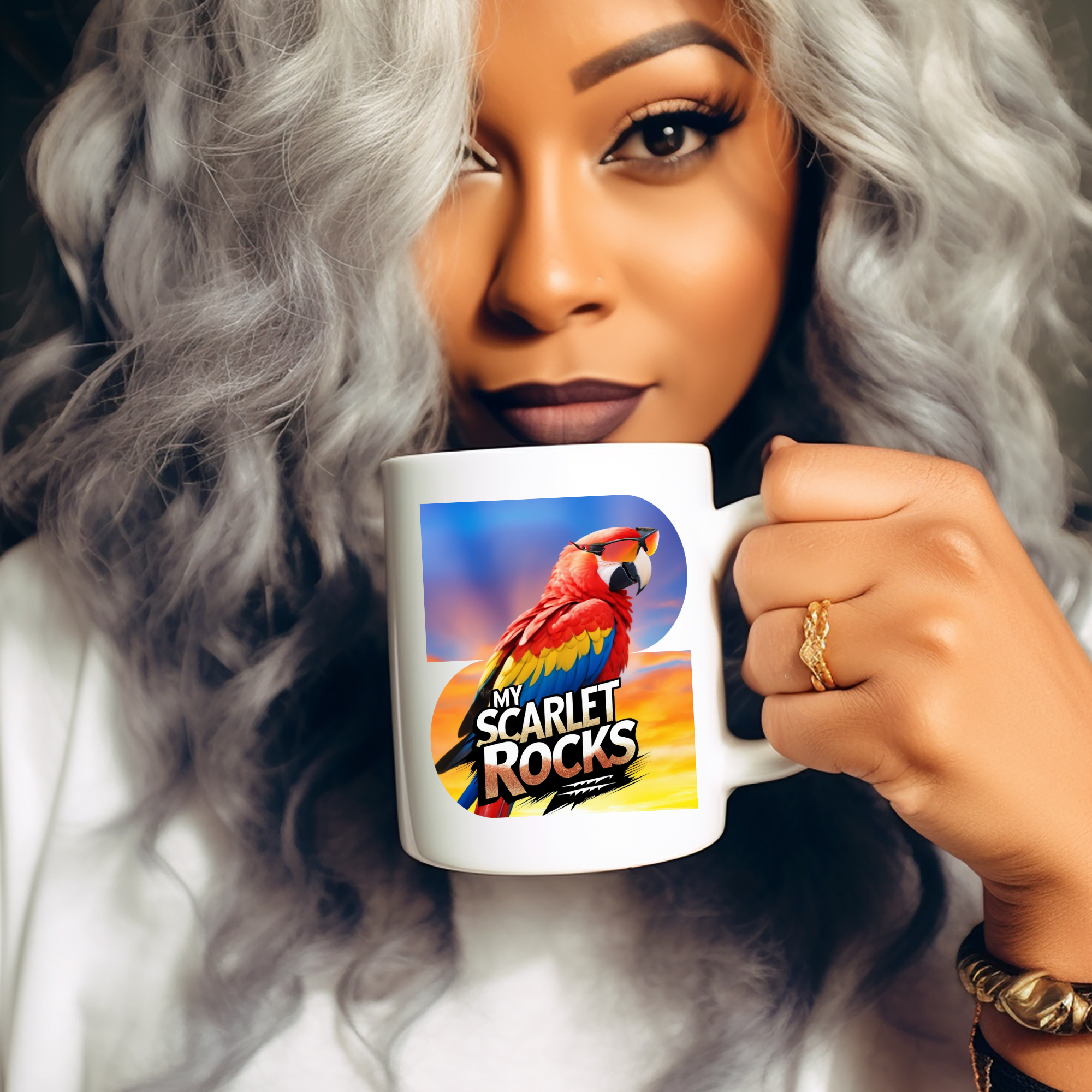 My Scarlet Rocks Glasses Mug