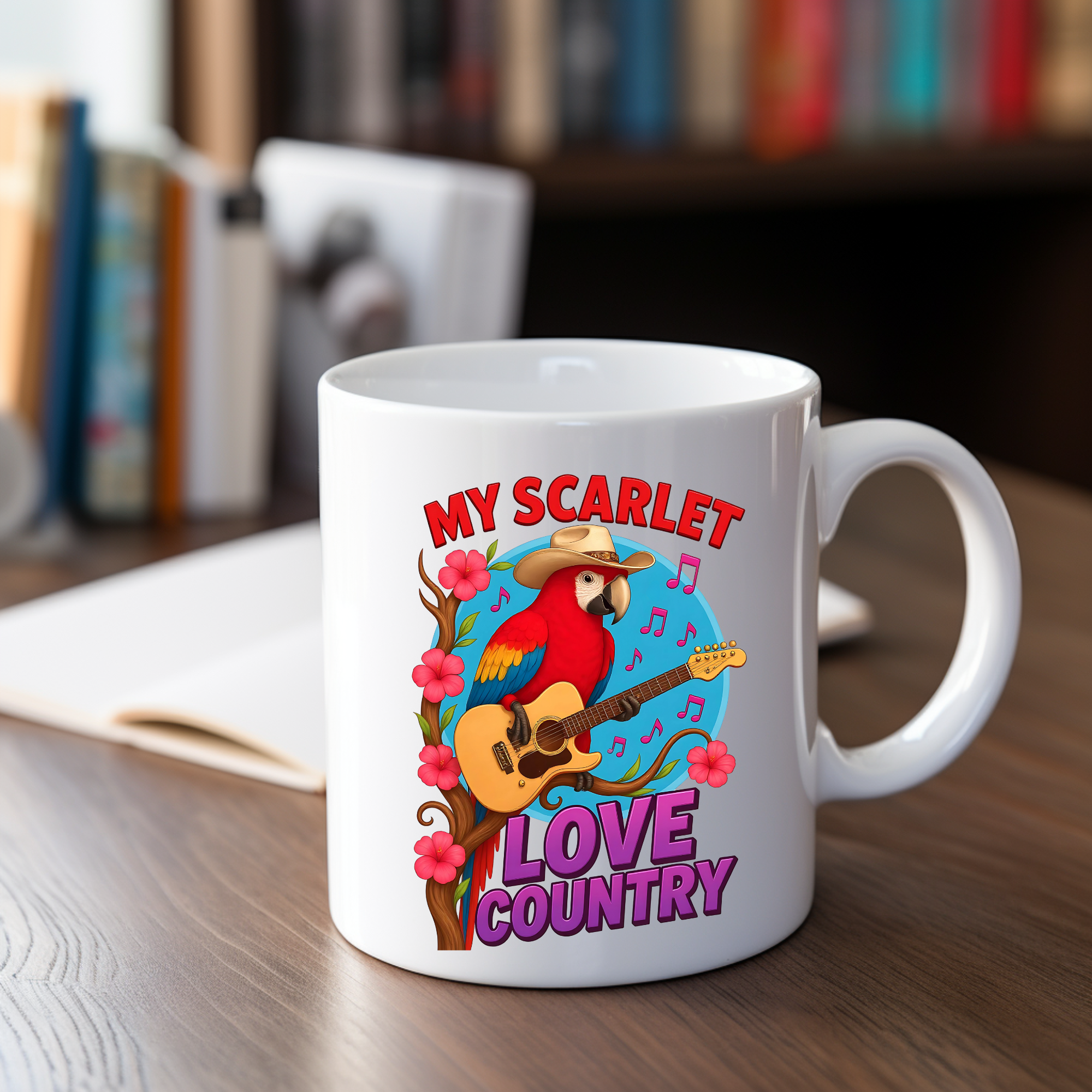 My Scarlet Love Country Mug