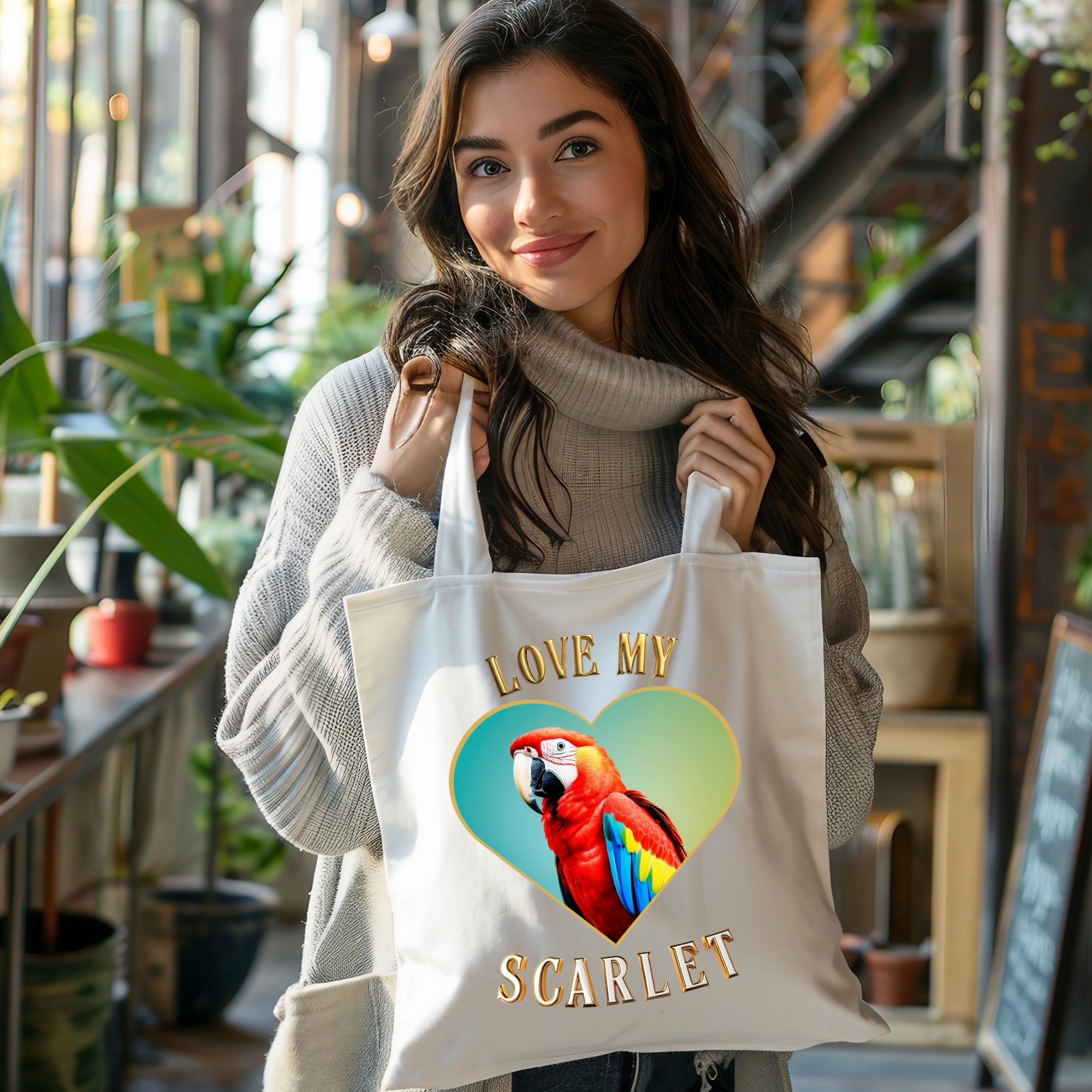Love My Scarlet Tote Bag