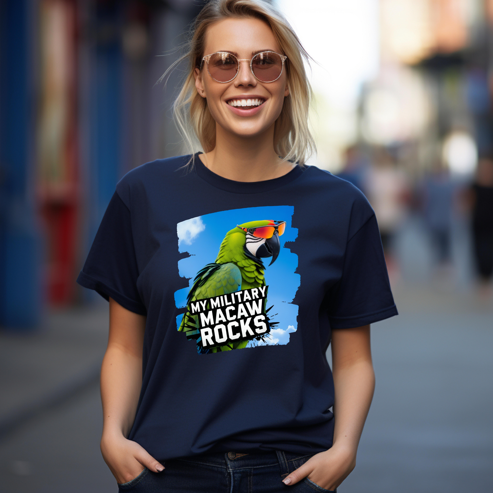 My Military Macaw Rocks T-Shirt