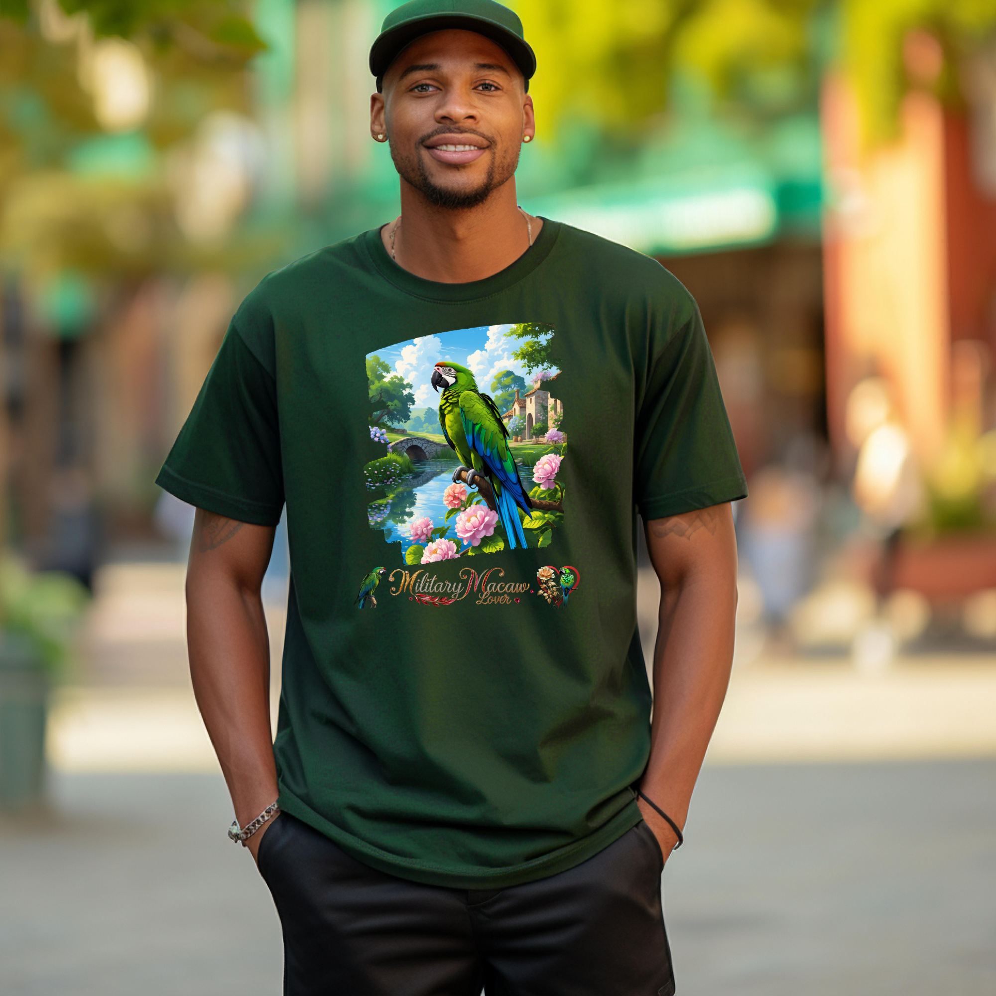 Military Macaw Lover T-Shirt