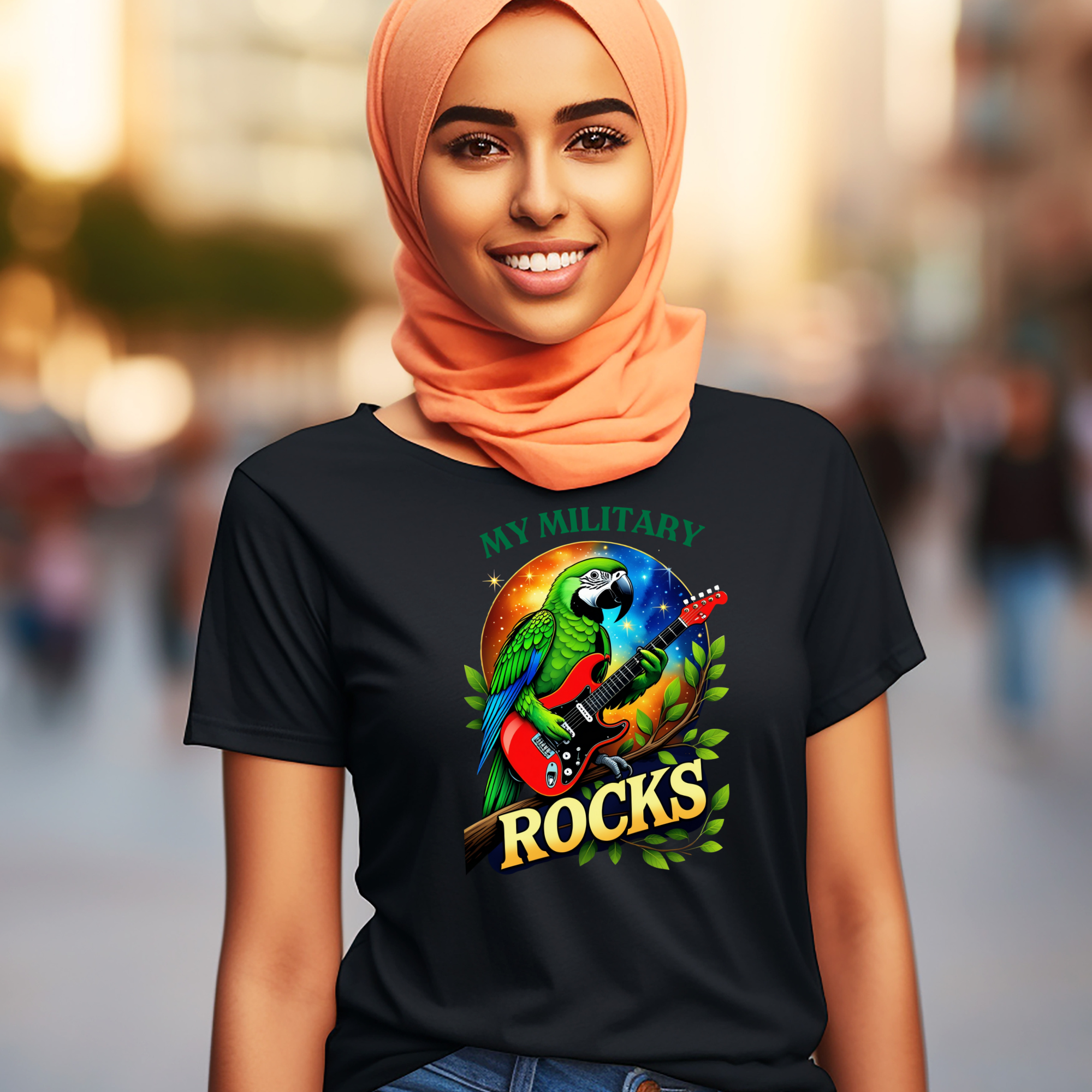 My Military Rocks Music T-Shirt