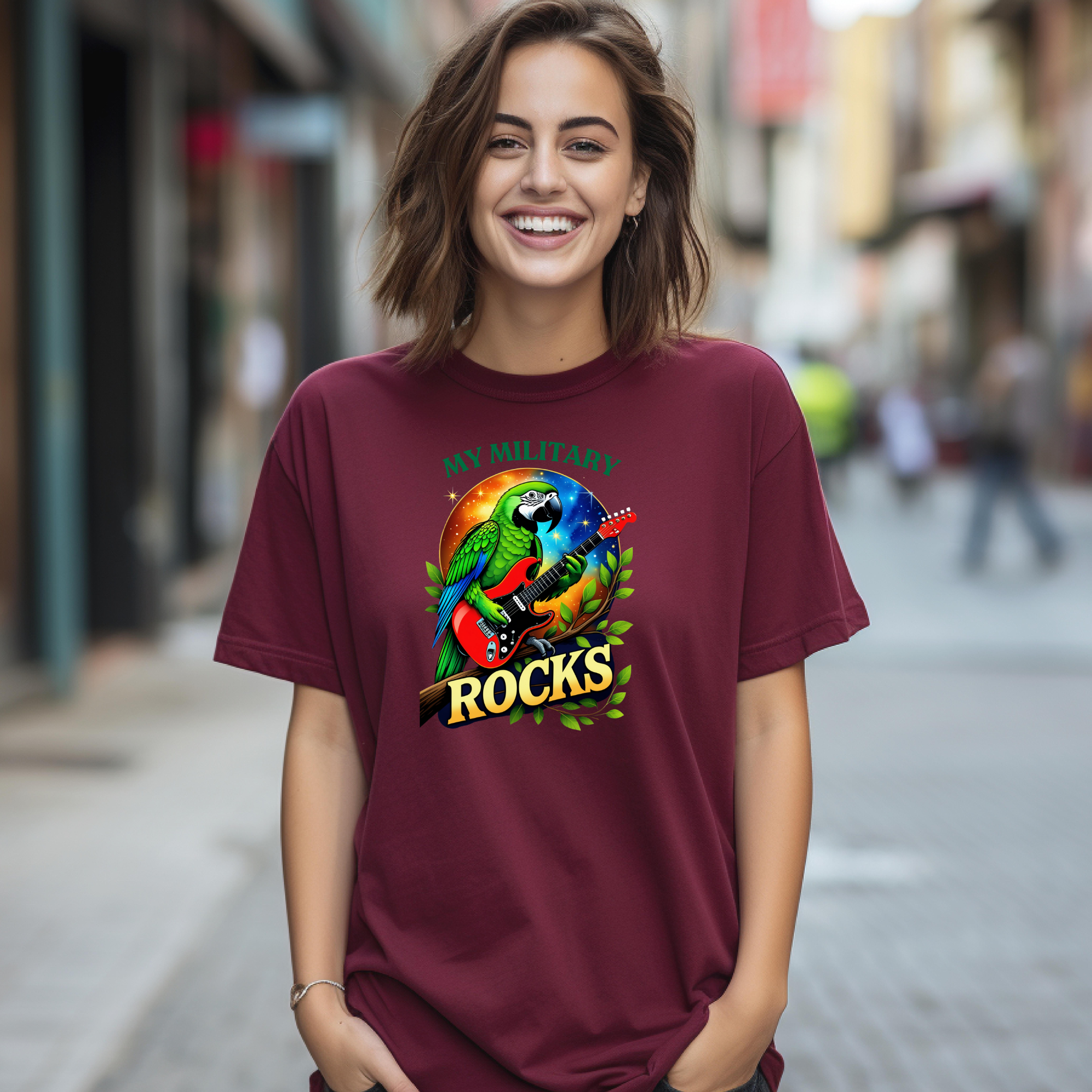 My Military Rocks Music T-Shirt