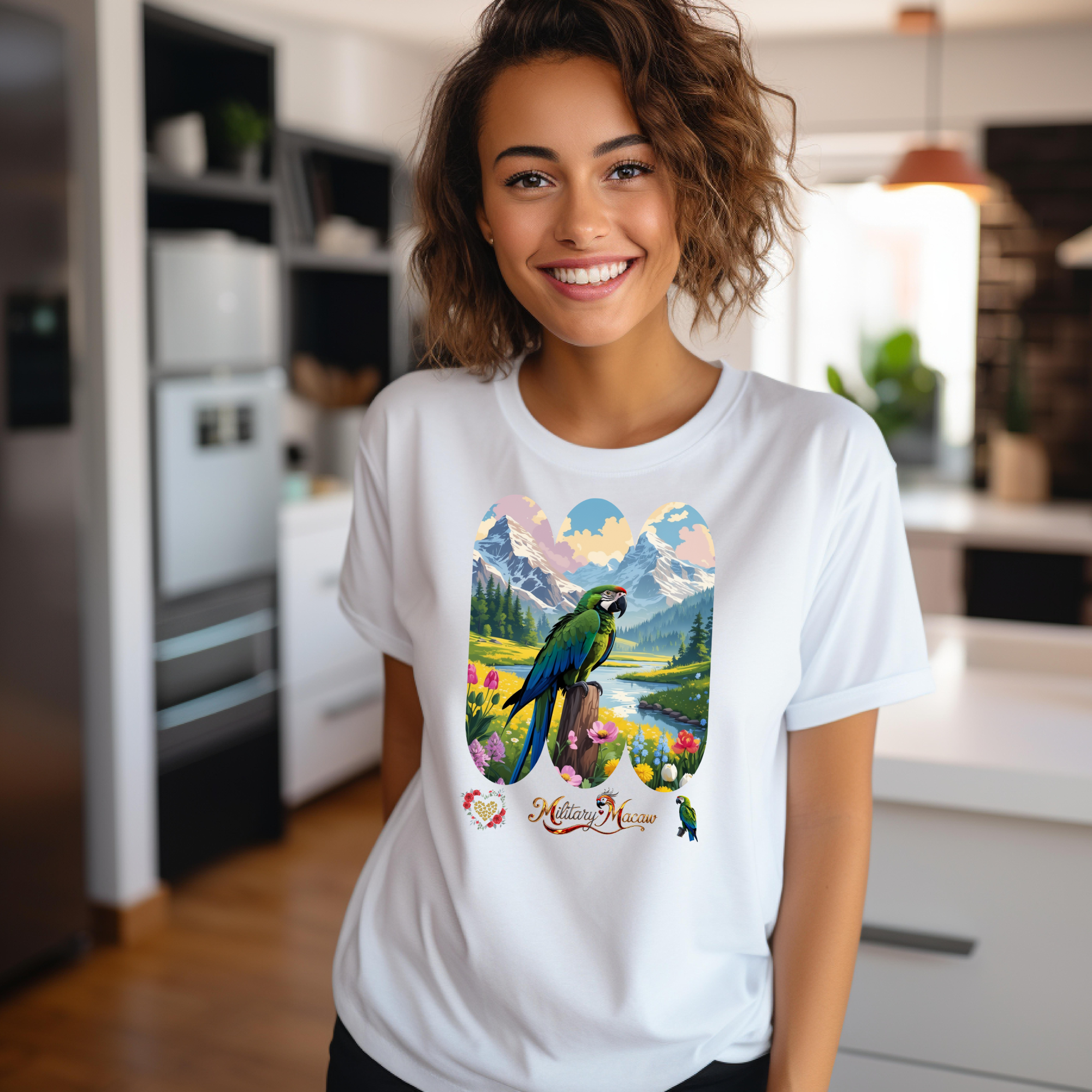 Military Macaw Valley T-Shirt