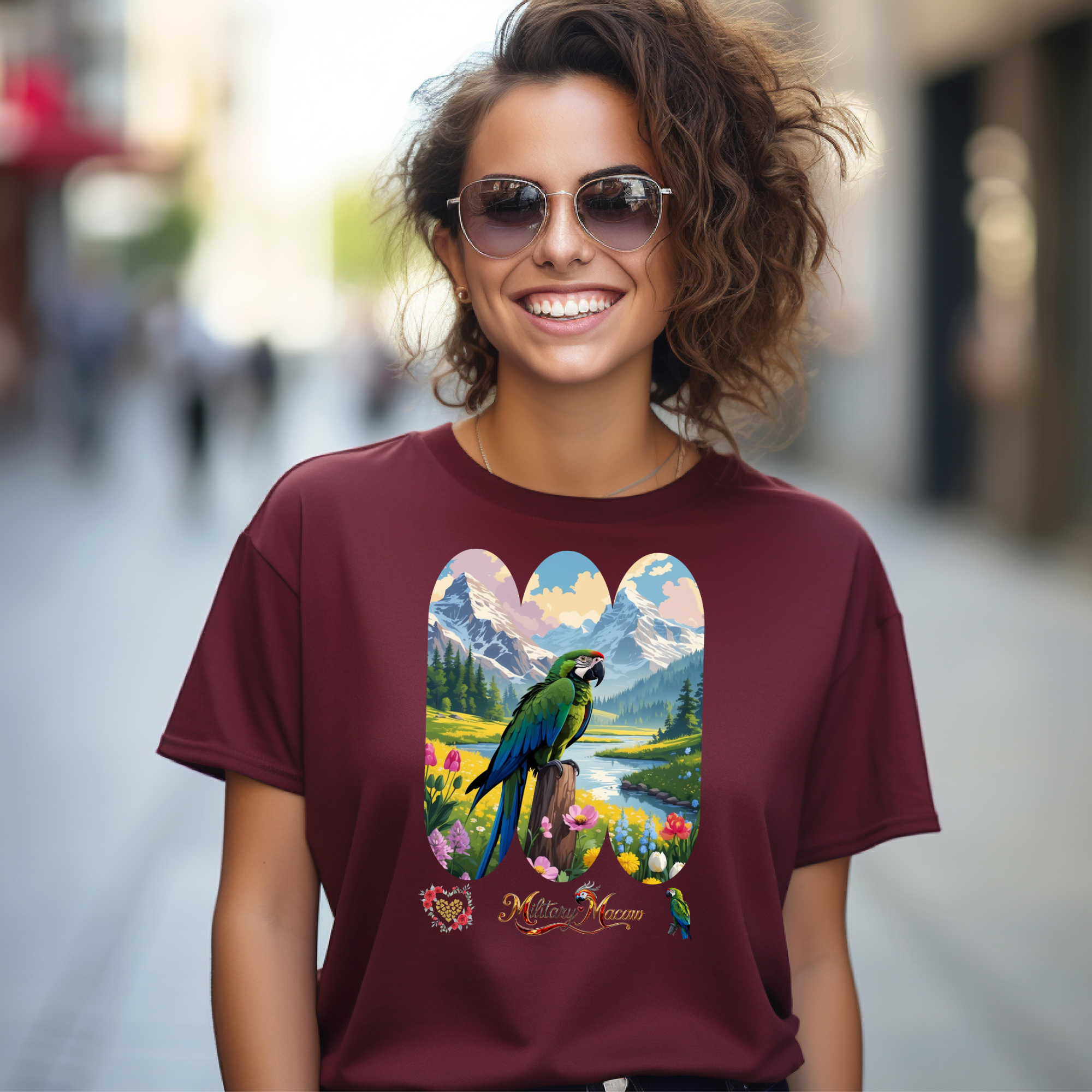 Military Macaw Valley T-Shirt