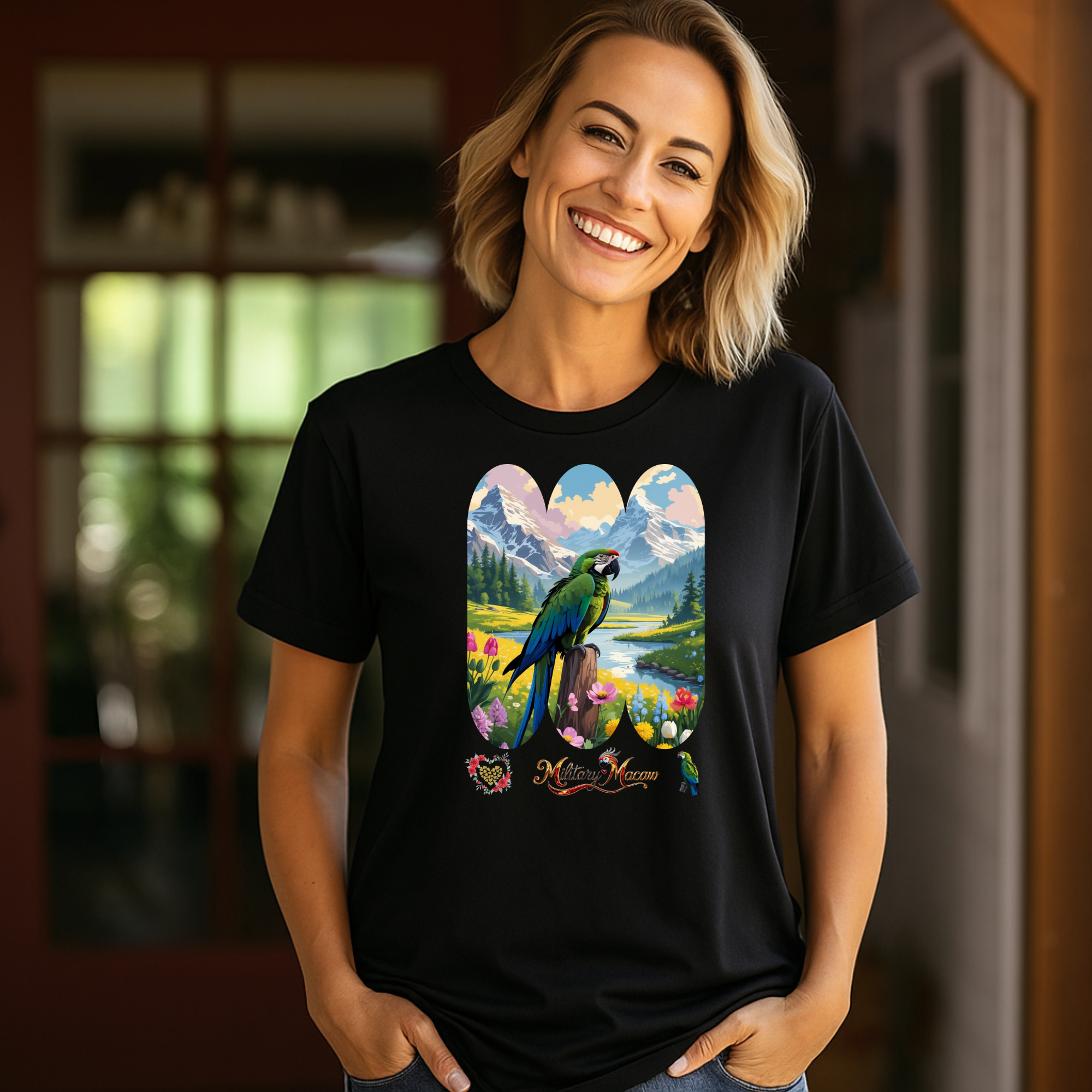 Military Macaw Valley T-Shirt