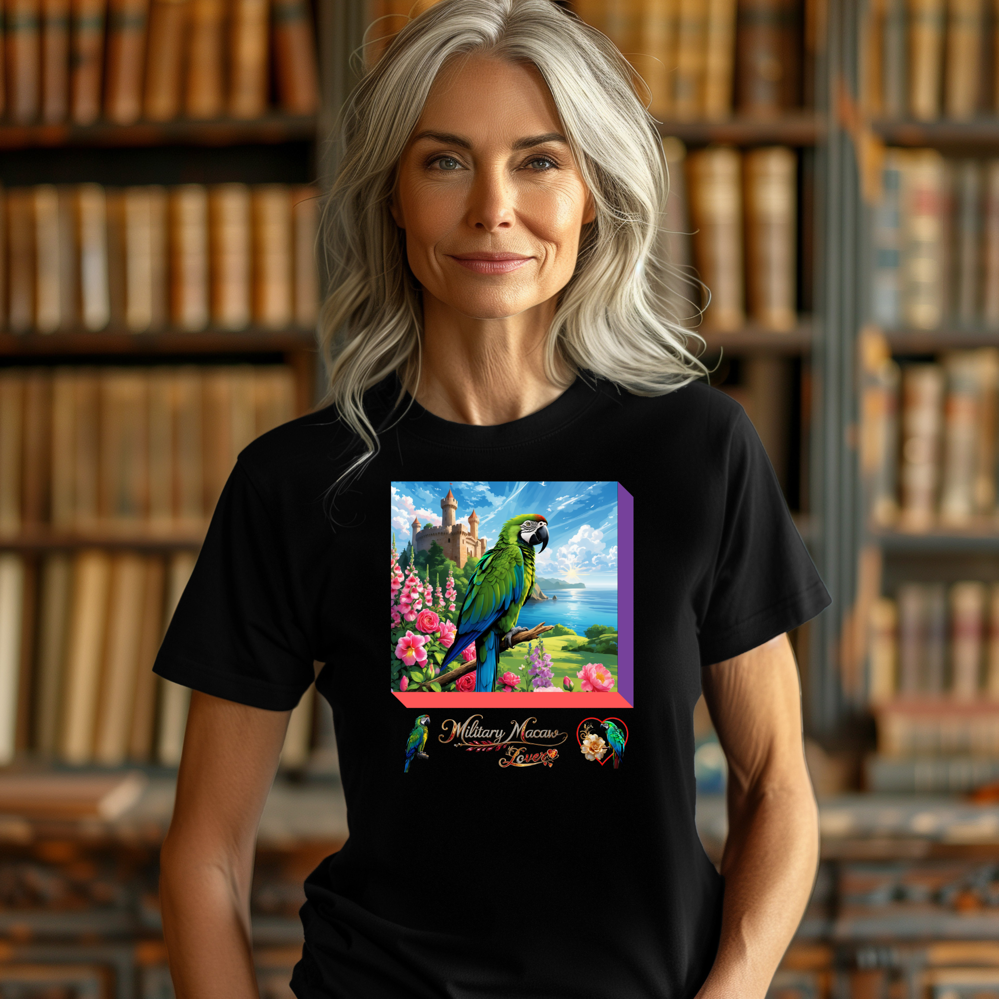 Military Macaw Lover T-Shirt
