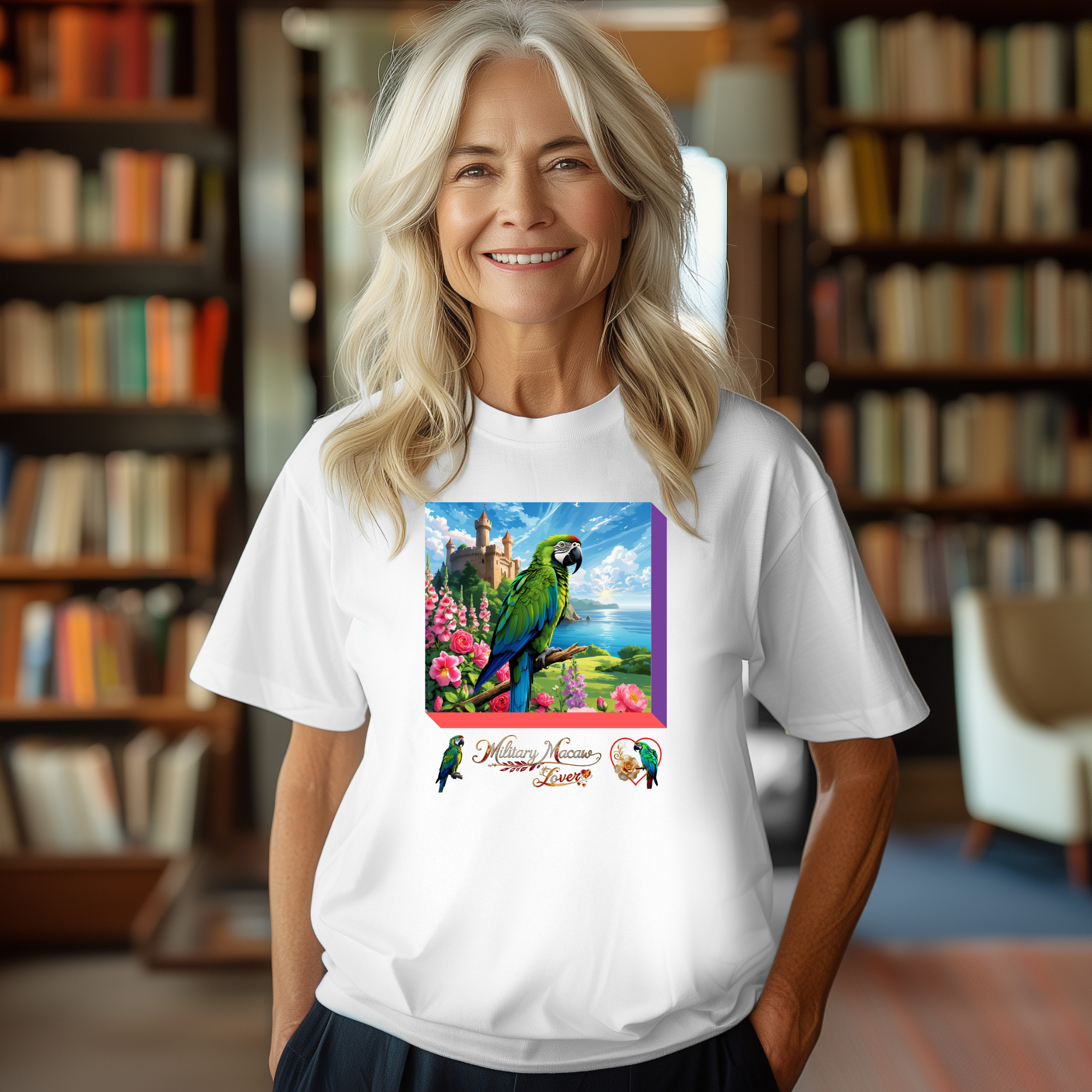 Military Macaw Lover T-Shirt