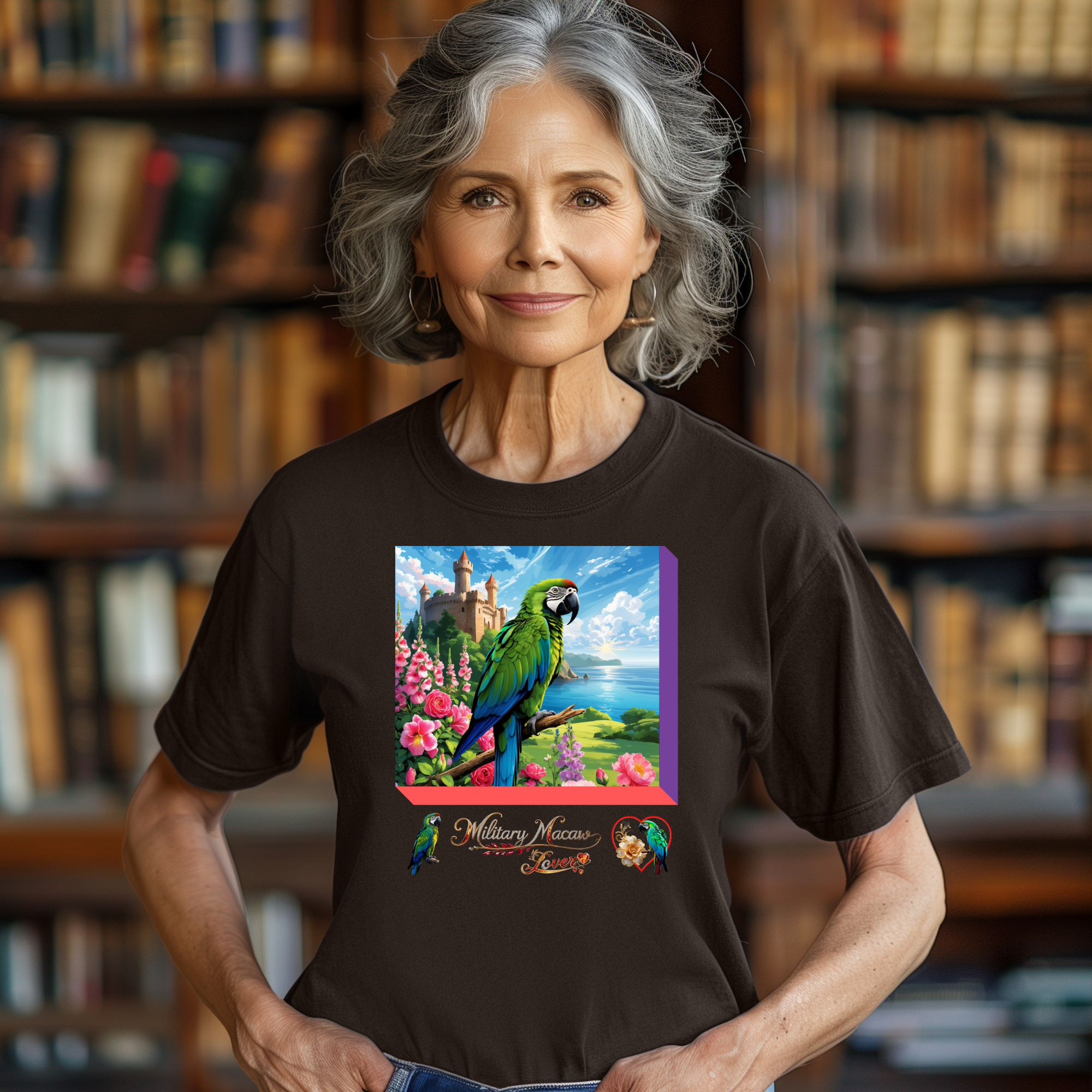 Military Macaw Lover T-Shirt