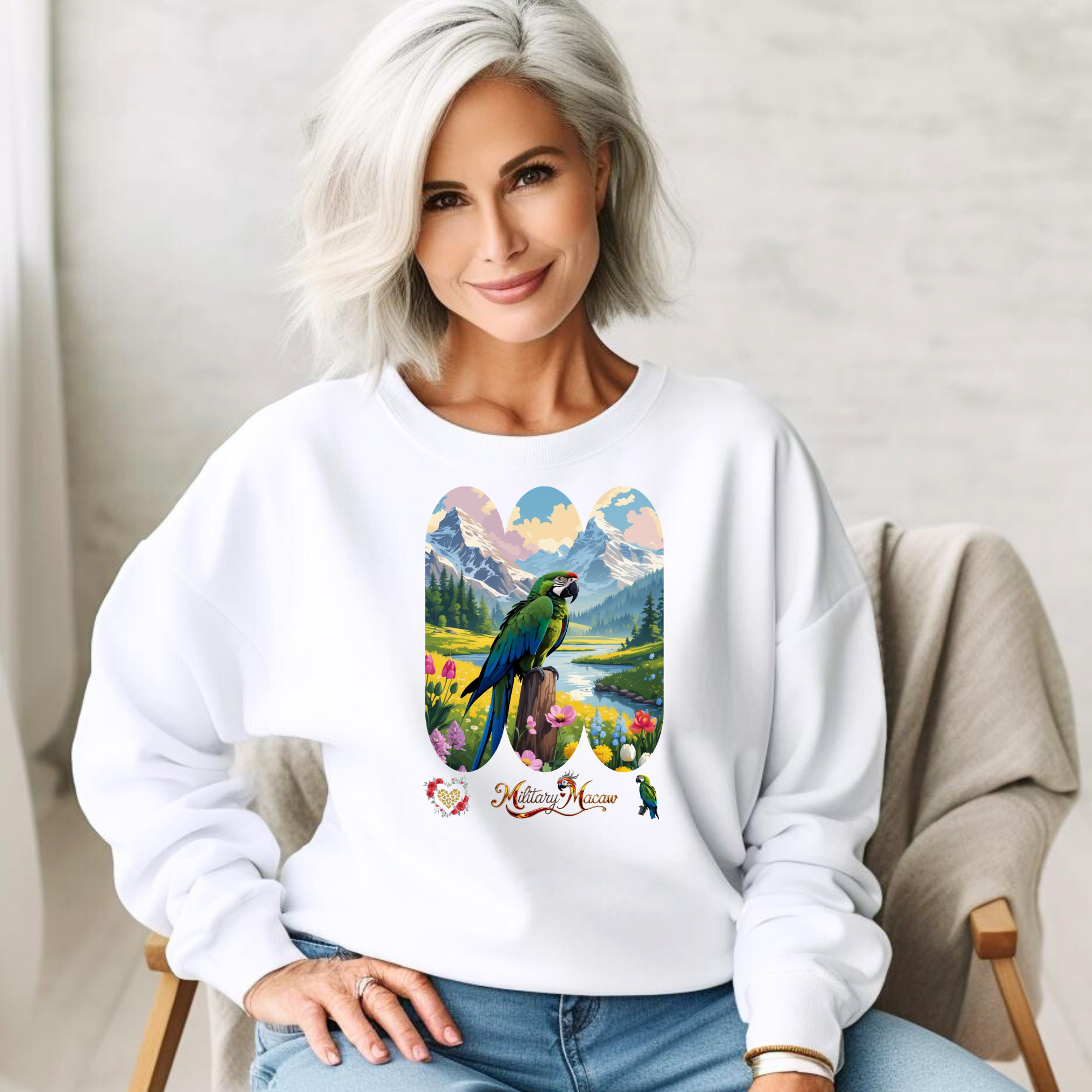 Military Macaw Valley Sweatshirt