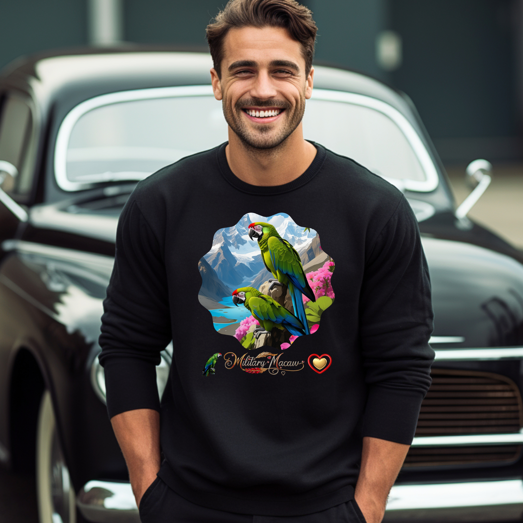 Military Macaw Mountain Sweatshirt
